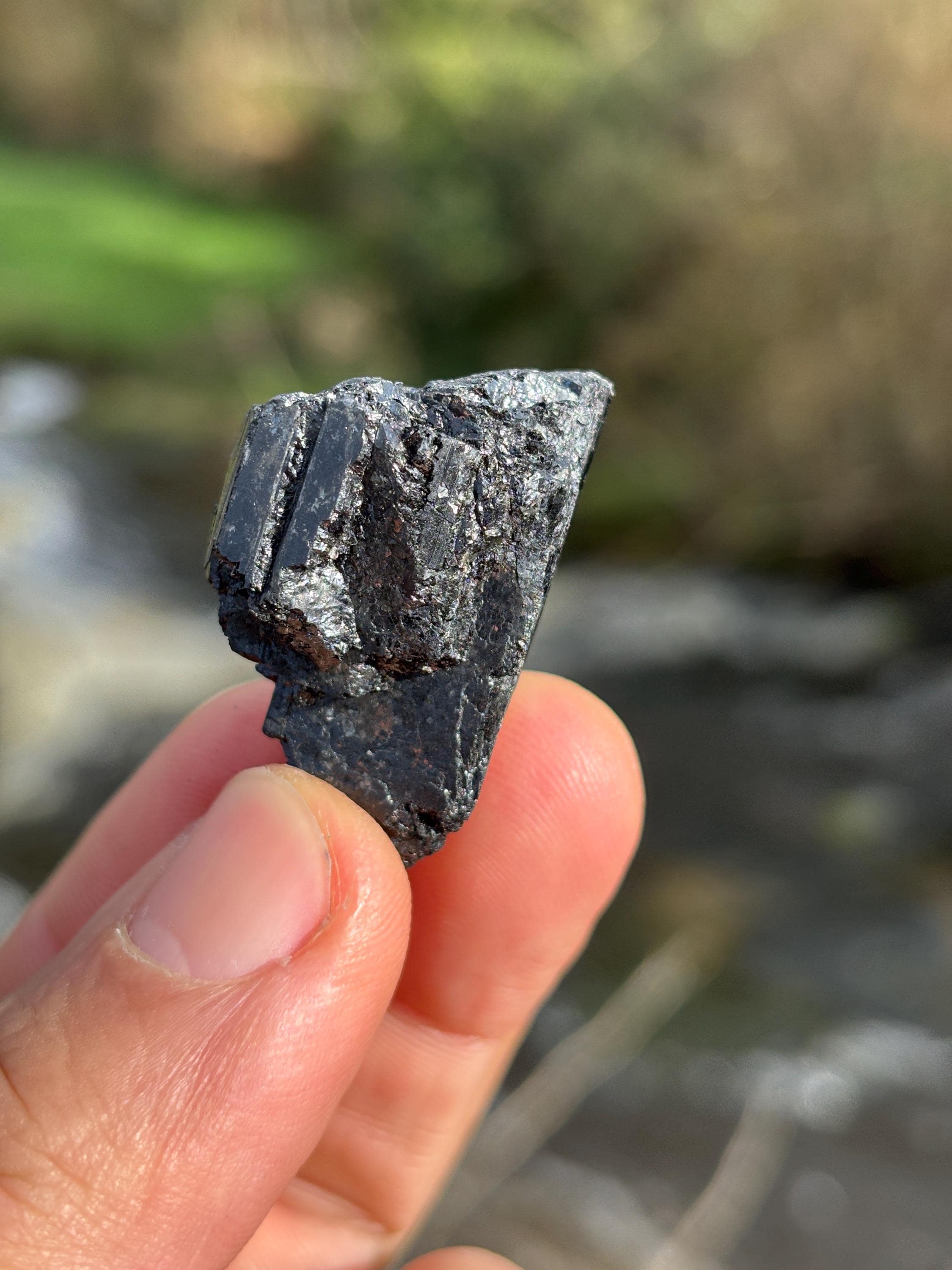 Black Tourmaline Rough | Natural Protection Stone | Raw Grounding Crystal | EMF Shielding Mineral