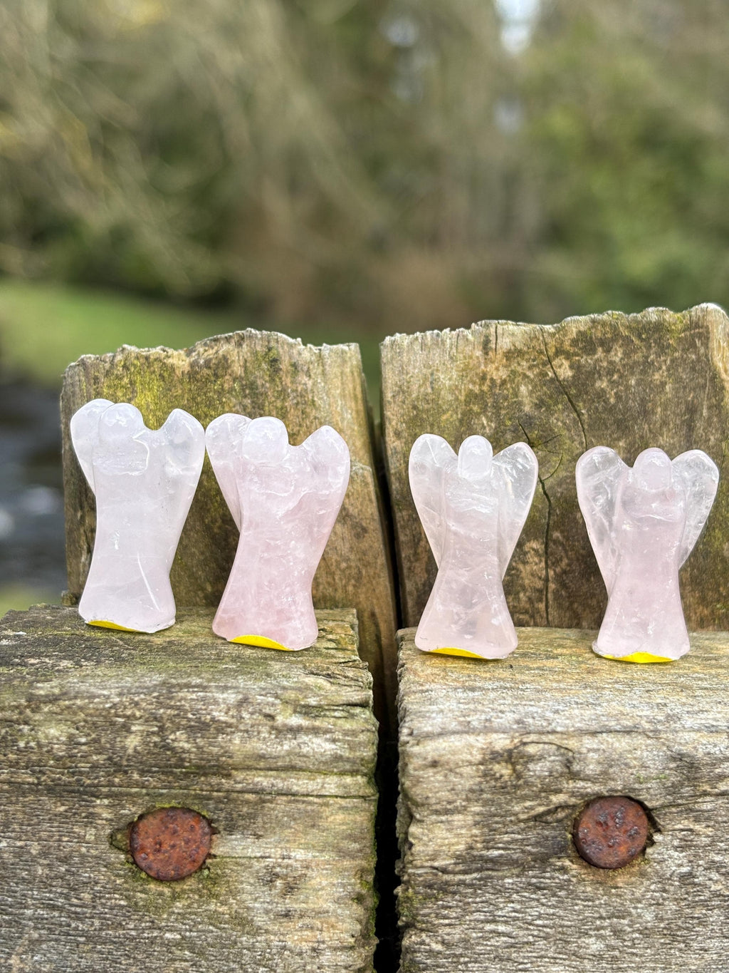 Rose Quartz Angel Carving | Mini Guardian Angel Crystal | Love Stone Healing Crystal | Spiritual Gift
