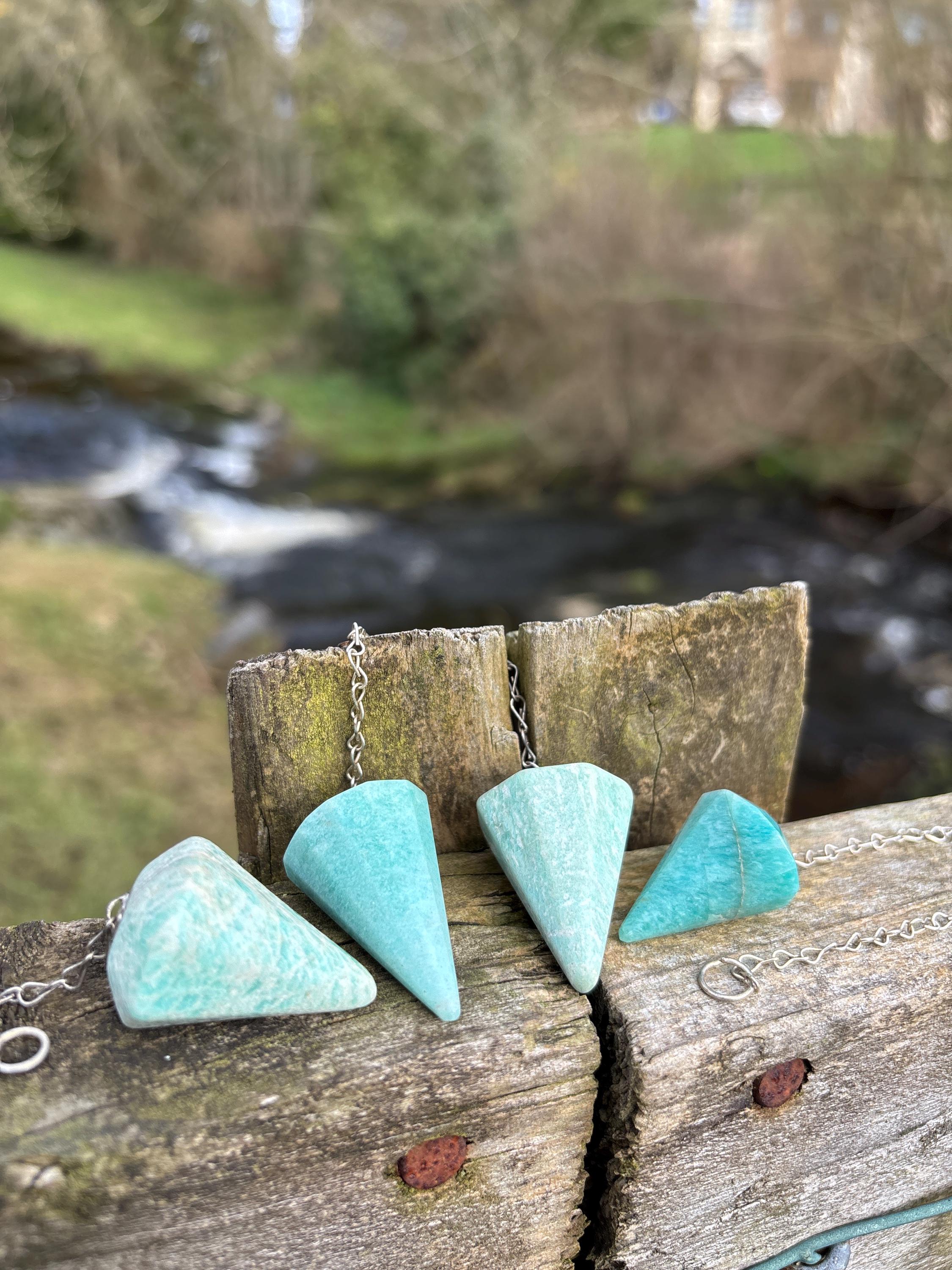 Amazonite Pendulum Healing Crystals