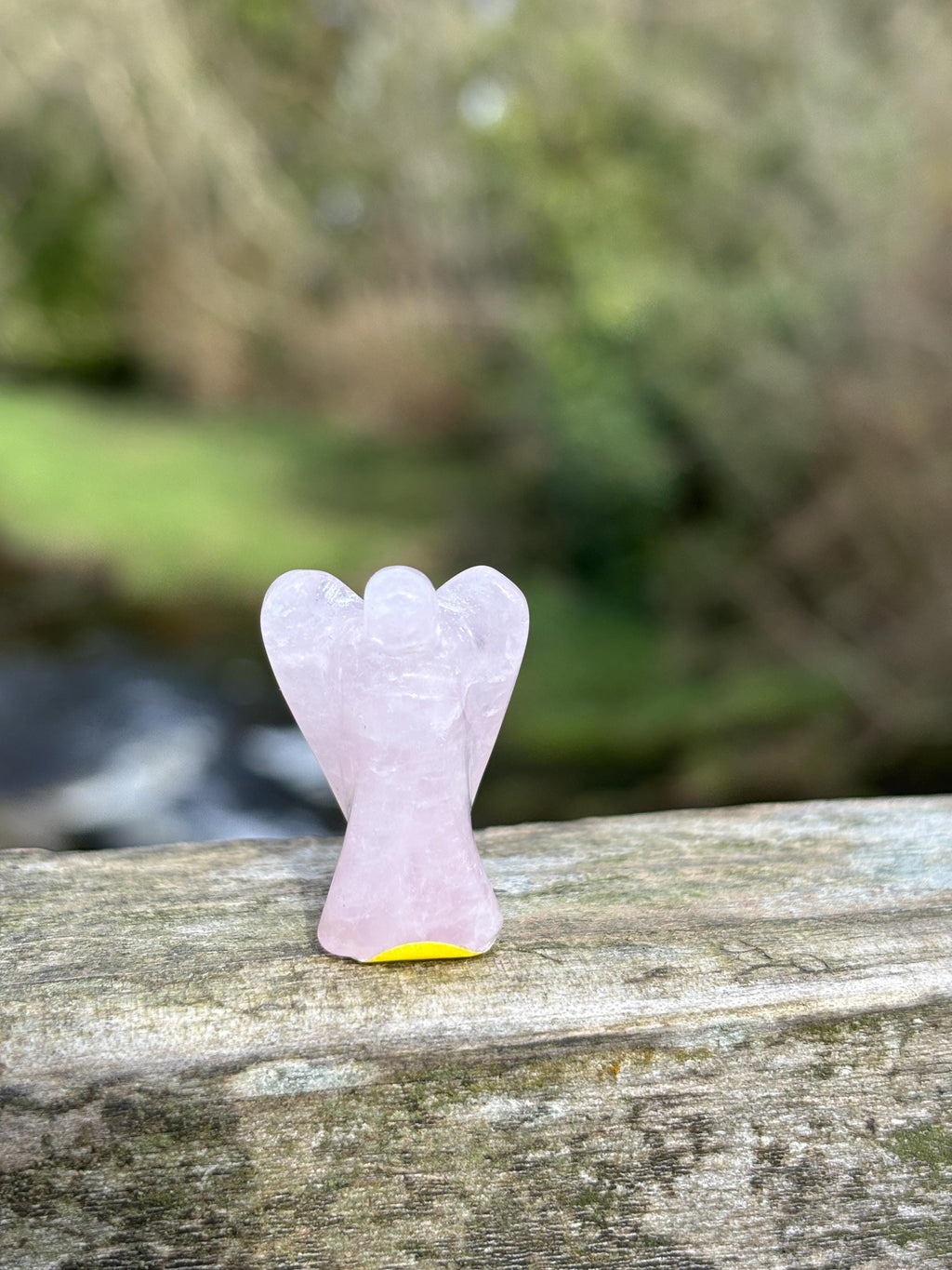 Rose Quartz Angel Carving | Mini Guardian Angel Crystal | Love Stone Healing Crystal | Spiritual Gift