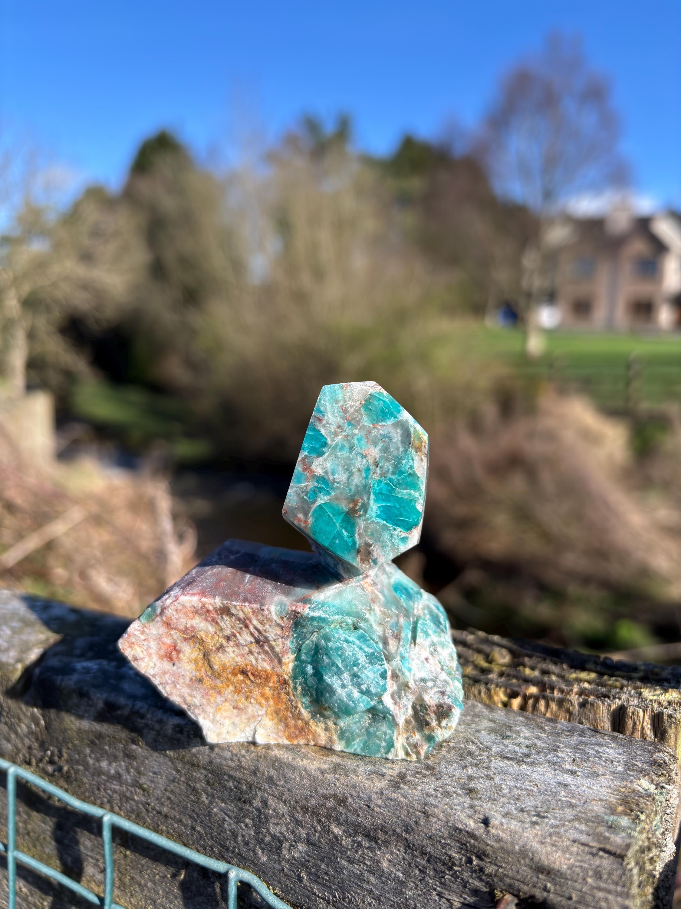 AMAZONITE Natural Polished Rough Mineral Specimens