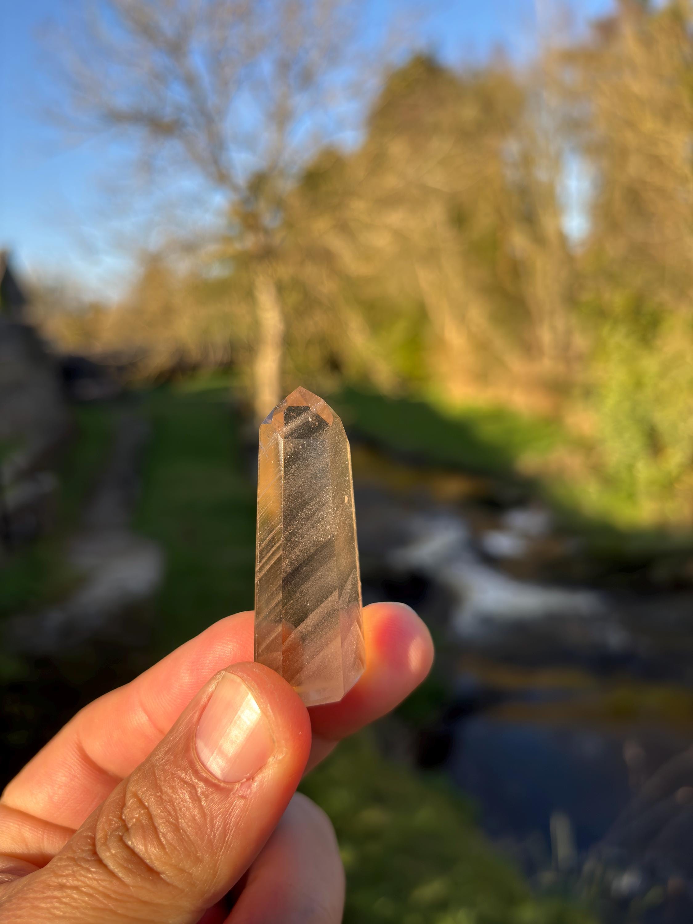 Natural Citrine Tower | Aracuaí Brazil Crystal | Genuine Citrine Point | Abundance Stone | Polished Quartz High Quality Healing Crystal