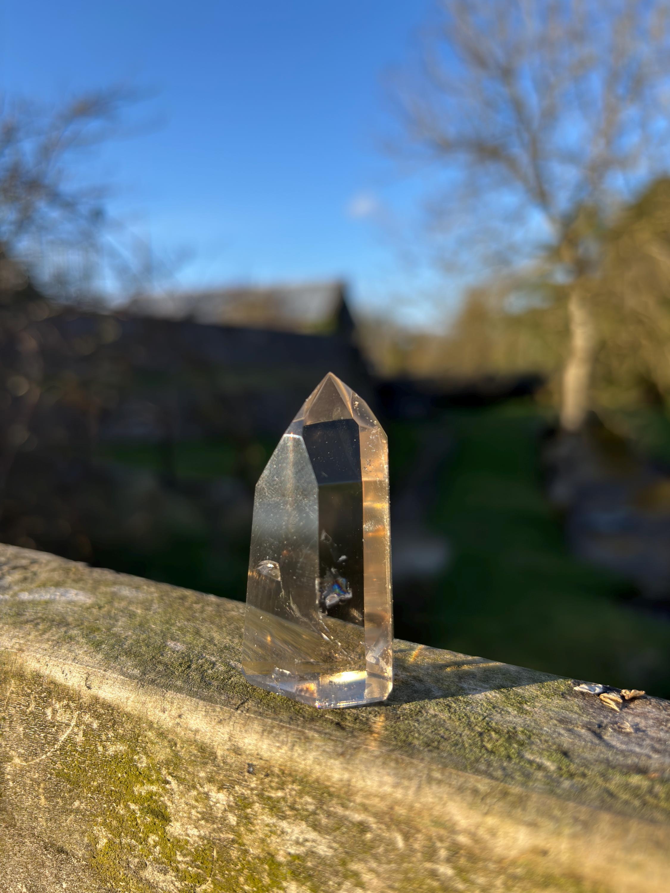 Natural Citrine Polished Point | High Clarity Crystal from Minas Gerais Brazil | Untreated Citrine | Abundance Stone | Healing Crystal