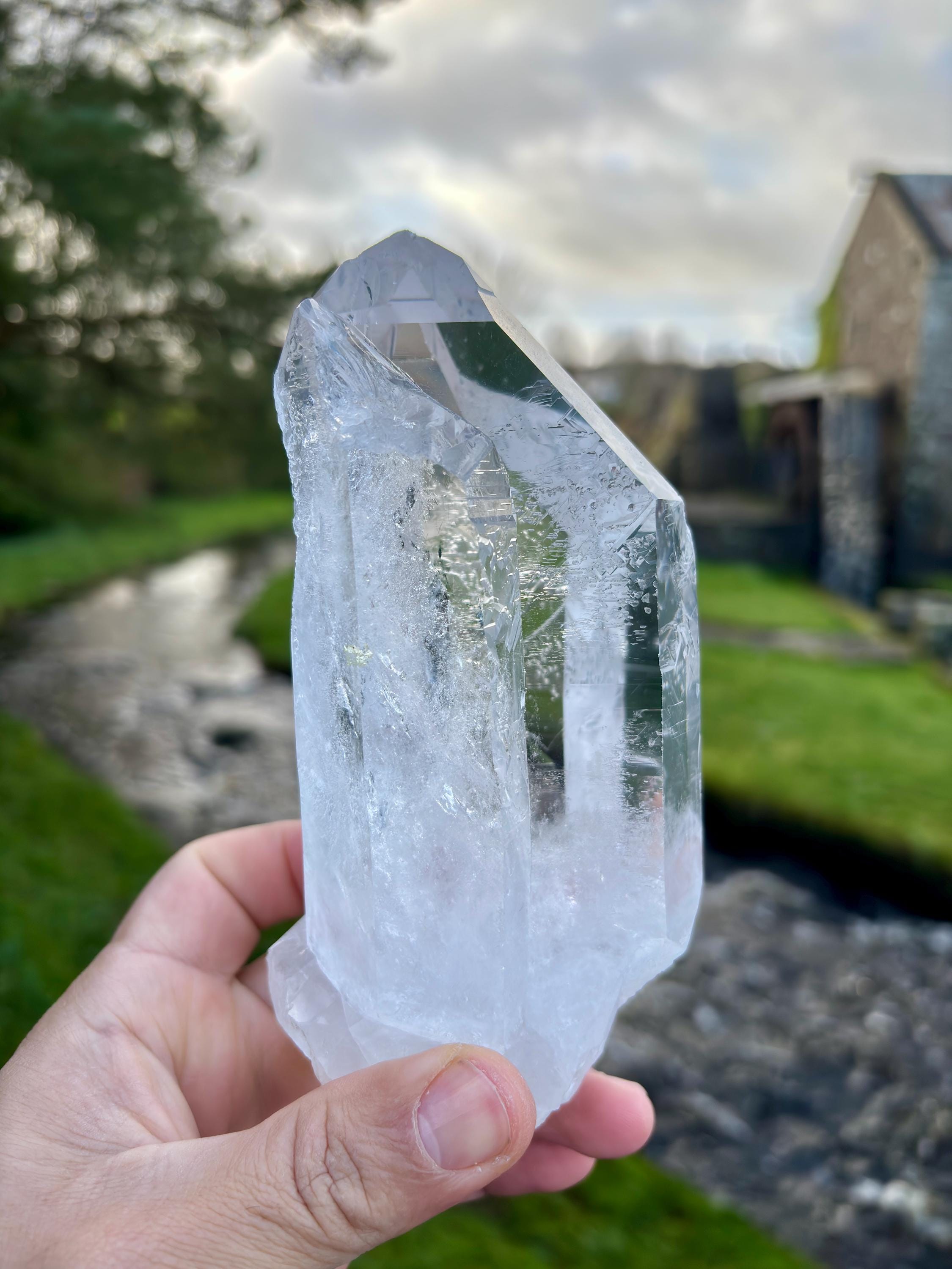 Extra Transparent Clear Quartz Point | Large Brazilian Collector Specimen 1kg