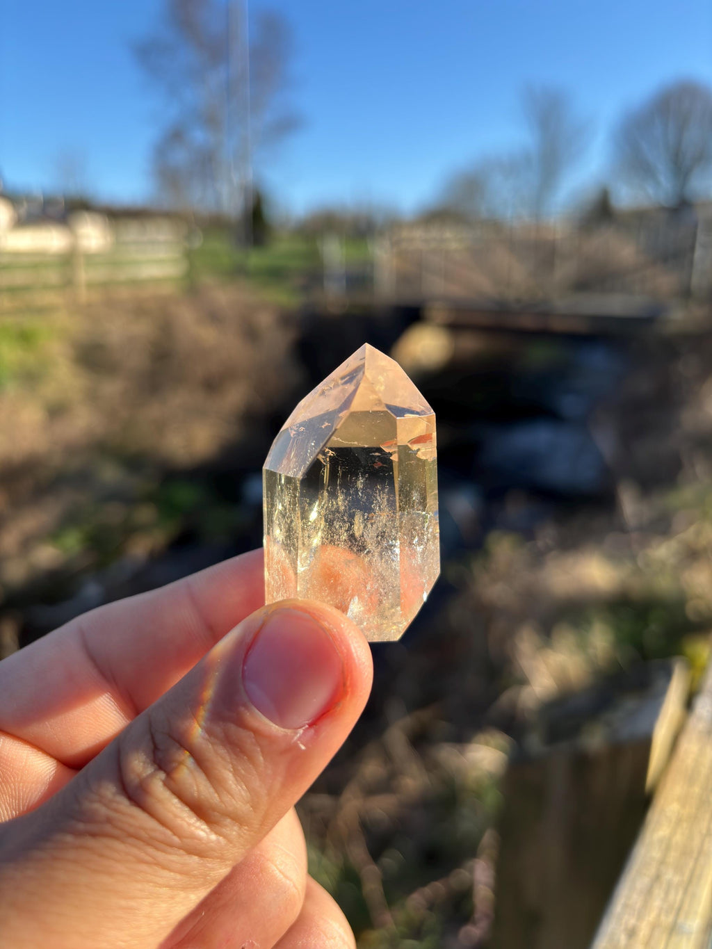 Natural Citrine Polished Point | High Clarity Crystal from Minas Gerais Brazil | Untreated Citrine | Abundance Stone | Healing Crystal