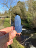 Natural Blue Quartz Polished Point - Crystal Tower for Healing & Decor