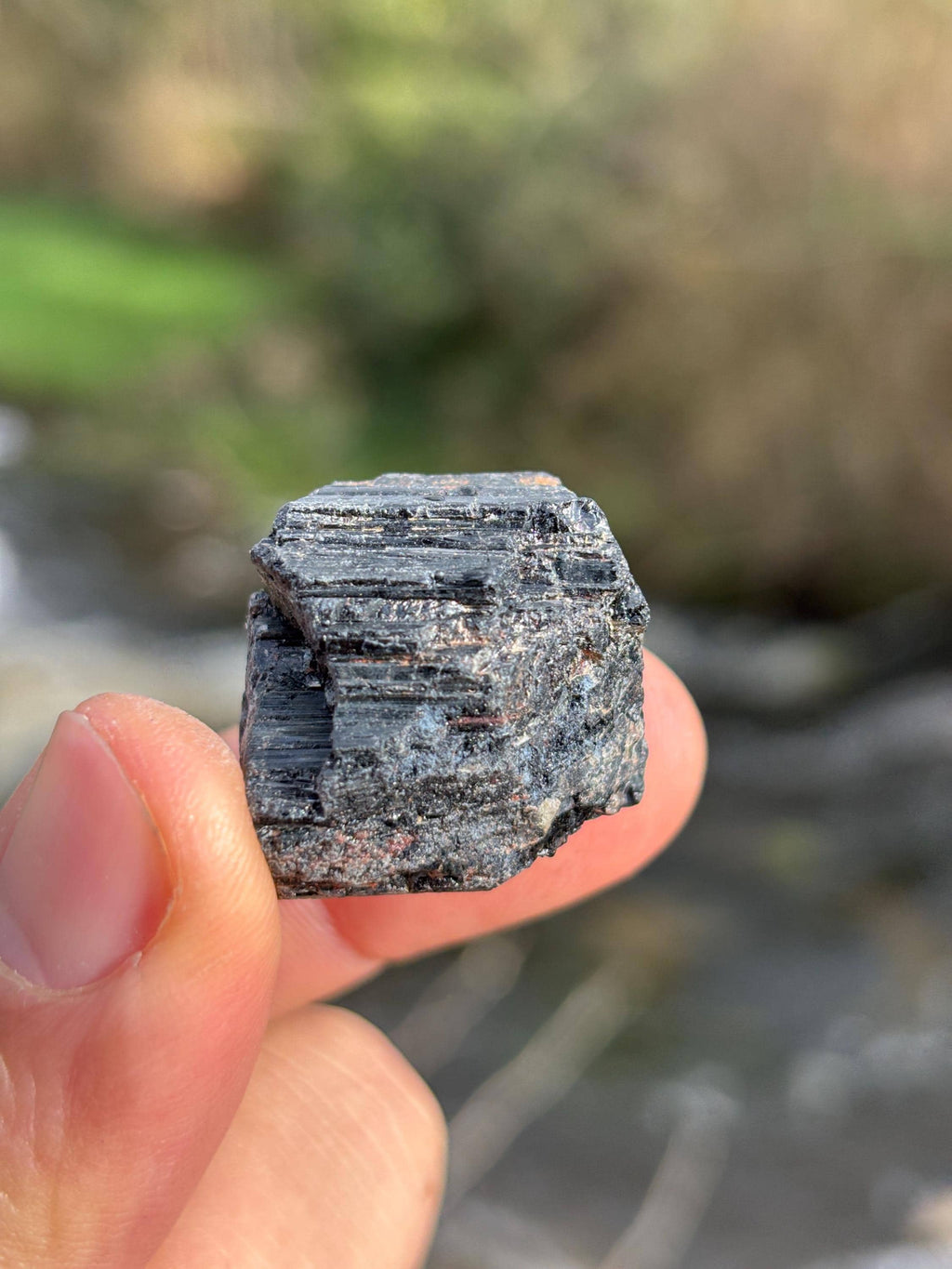 Black Tourmaline Rough | Natural Protection Stone | Raw Grounding Crystal | EMF Shielding Mineral