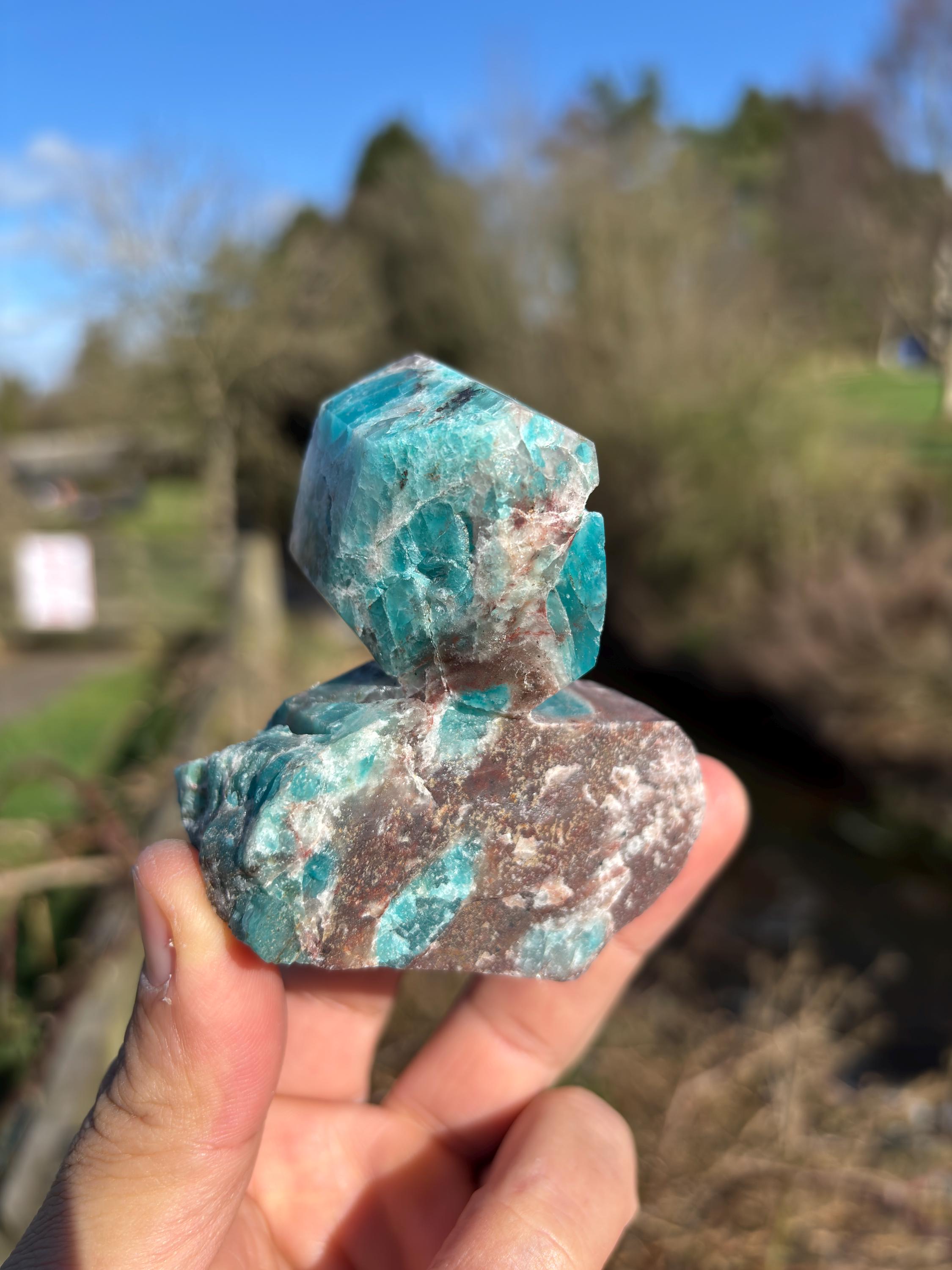 AMAZONITE Natural Polished Rough Mineral Specimens