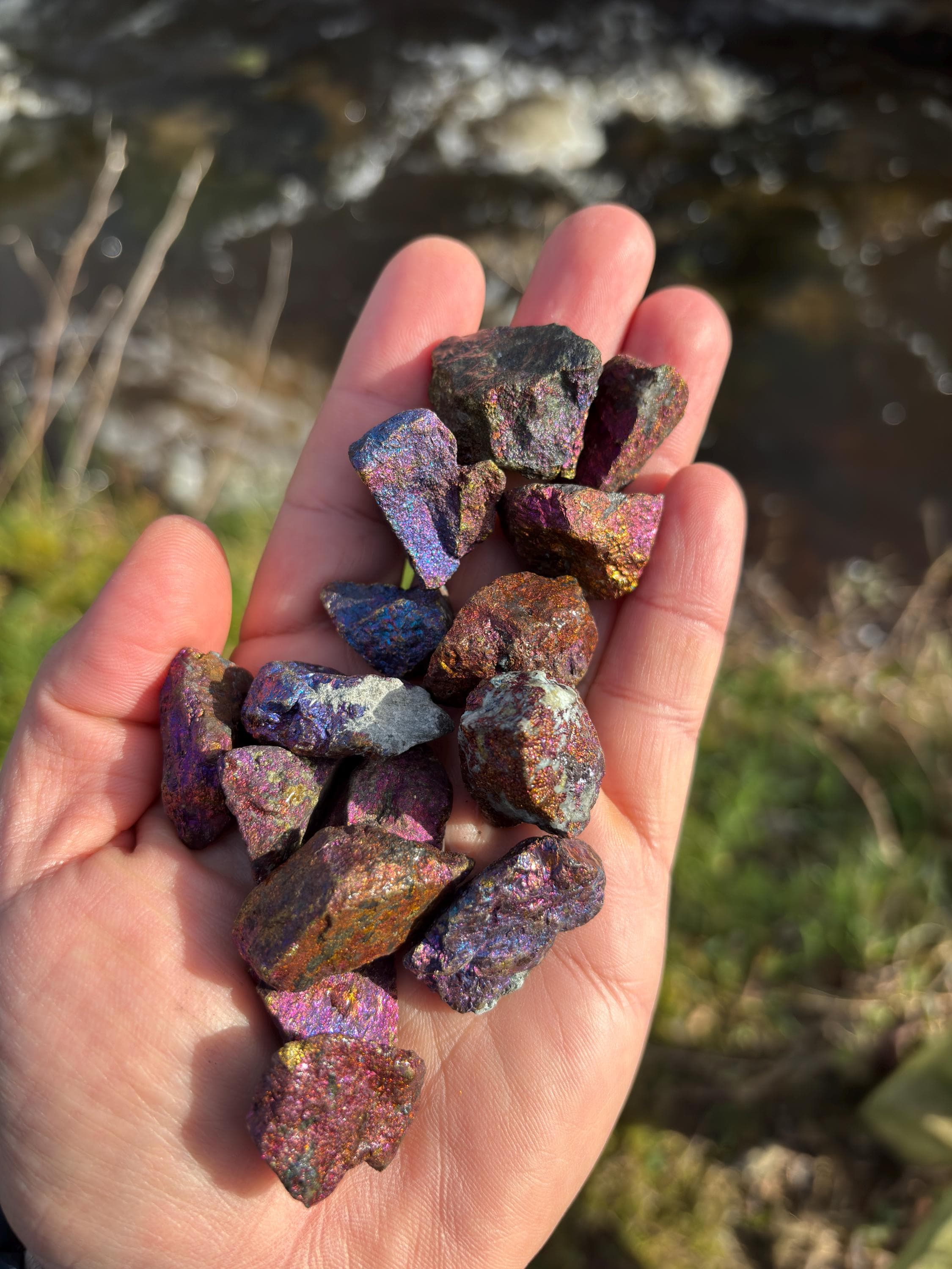Bornite Rough Stone | Peacock Ore Crystal | Natural Iridescent Mineral | Raw Collector Specimen