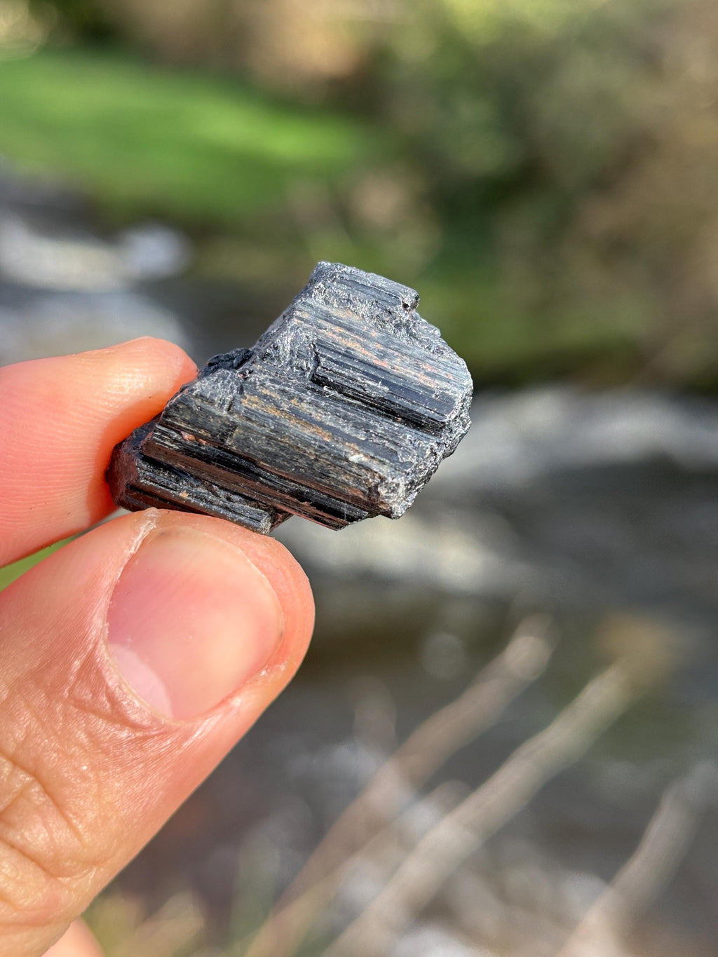 Black Tourmaline Rough | Natural Protection Stone | Raw Grounding Crystal | EMF Shielding Mineral