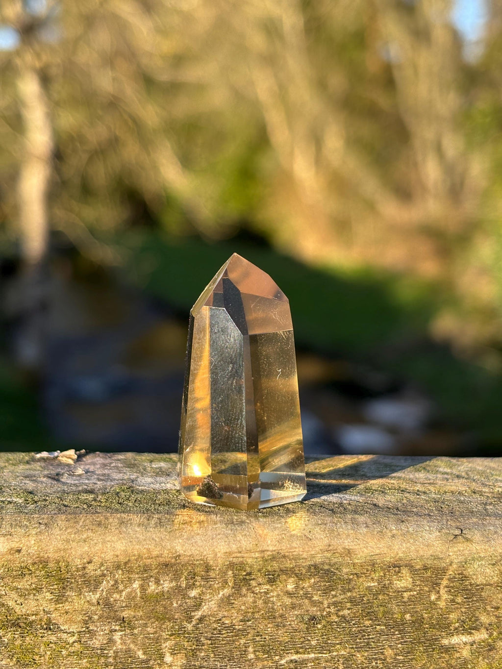 Natural Citrine Polished Point | High Clarity Crystal from Minas Gerais Brazil | Untreated Citrine | Abundance Stone | Healing Crystal