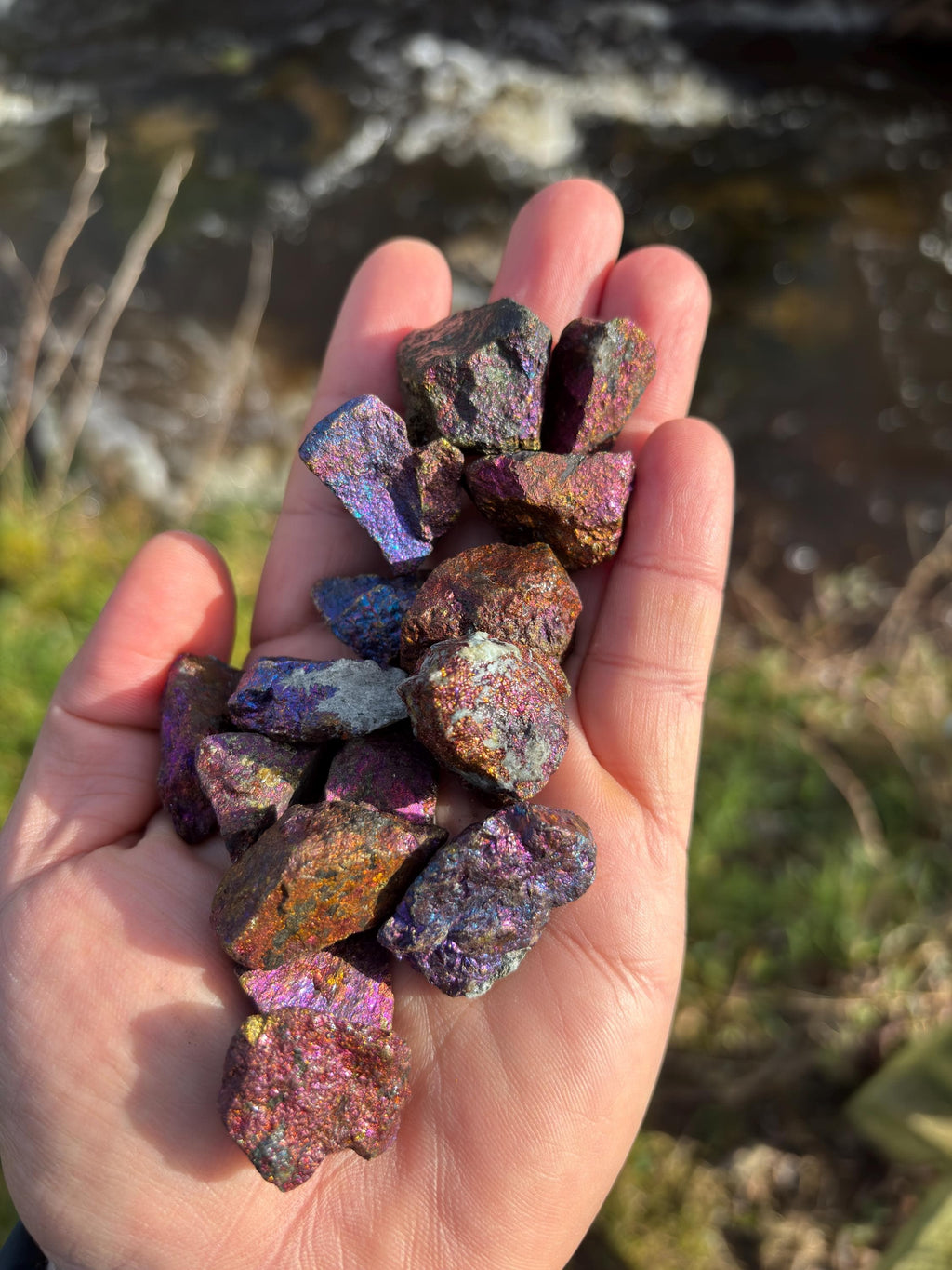 Bornite Rough Stone | Peacock Ore Crystal | Natural Iridescent Mineral | Raw Collector Specimen