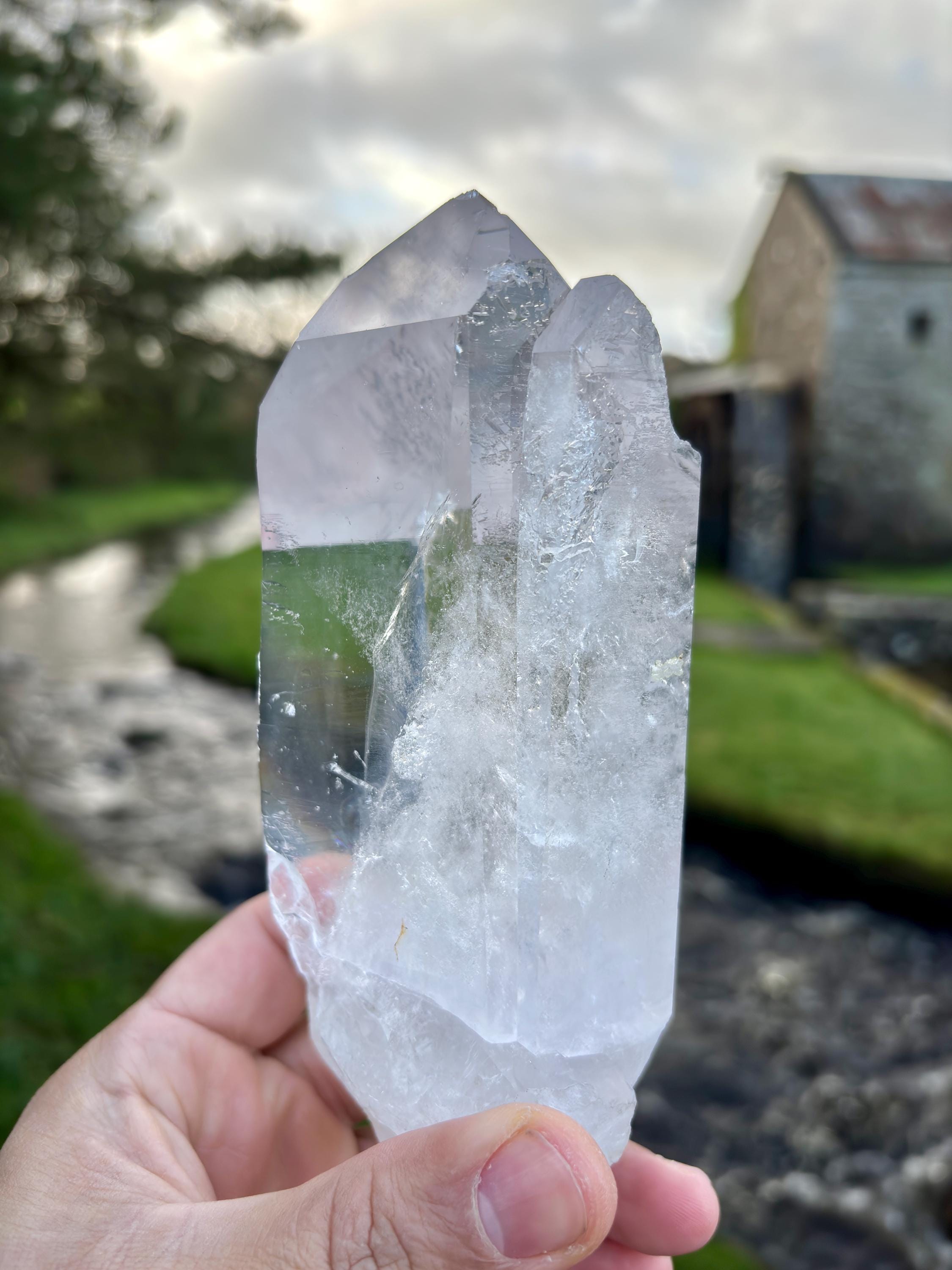 Extra Transparent Clear Quartz Point | Large Brazilian Collector Specimen 1kg