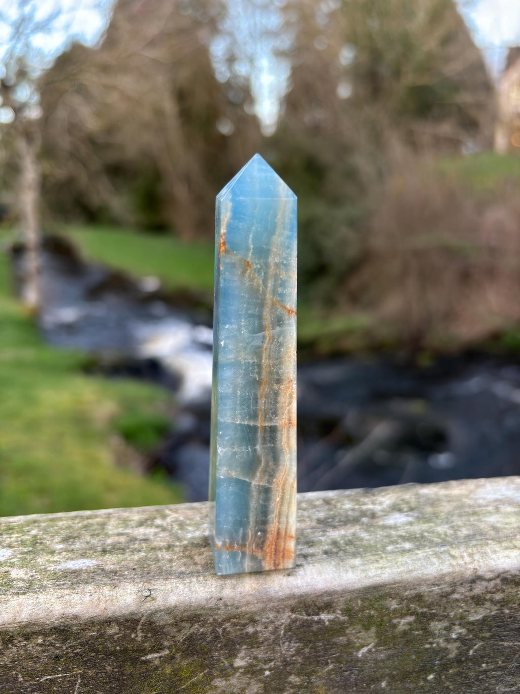 Blue Kyanite Obelisk | Polished Crystal Tower | Throat Chakra Stone | Energy Alignment Crystal | Natural Mineral
