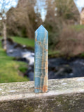 Blue Kyanite Obelisk | Polished Crystal Tower | Throat Chakra Stone | Energy Alignment Crystal | Natural Mineral