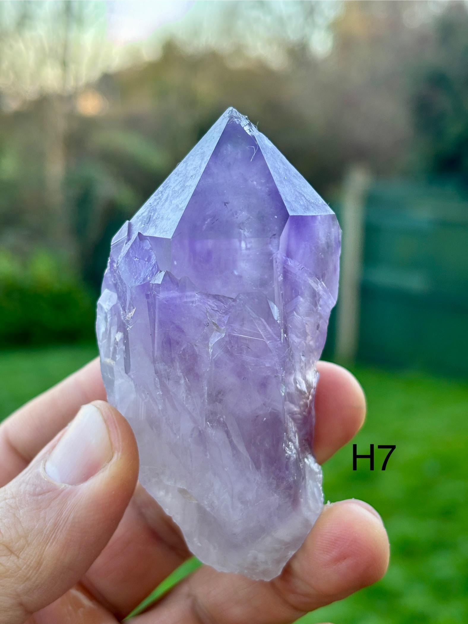 Brazilian Amethyst Point • Natural Purple Crystal for Reiki & Meditation