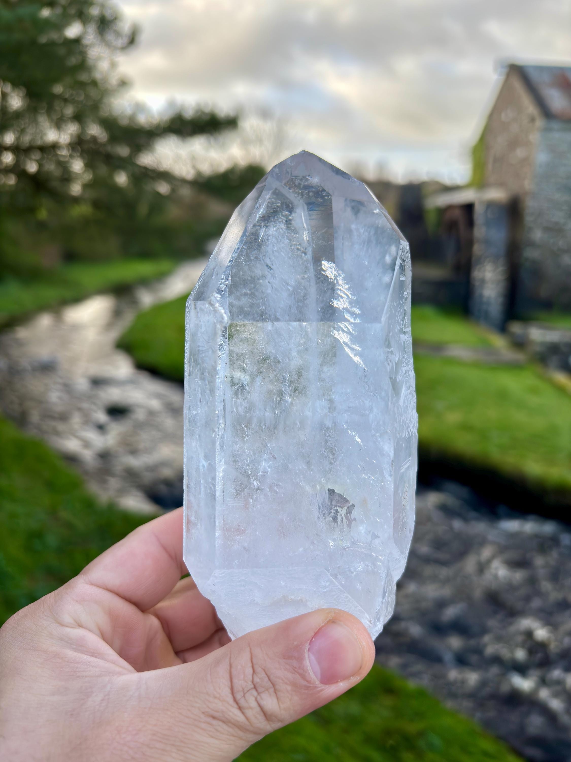 Extra Transparent Clear Quartz Point | Large Brazilian Collector Specimen 1kg