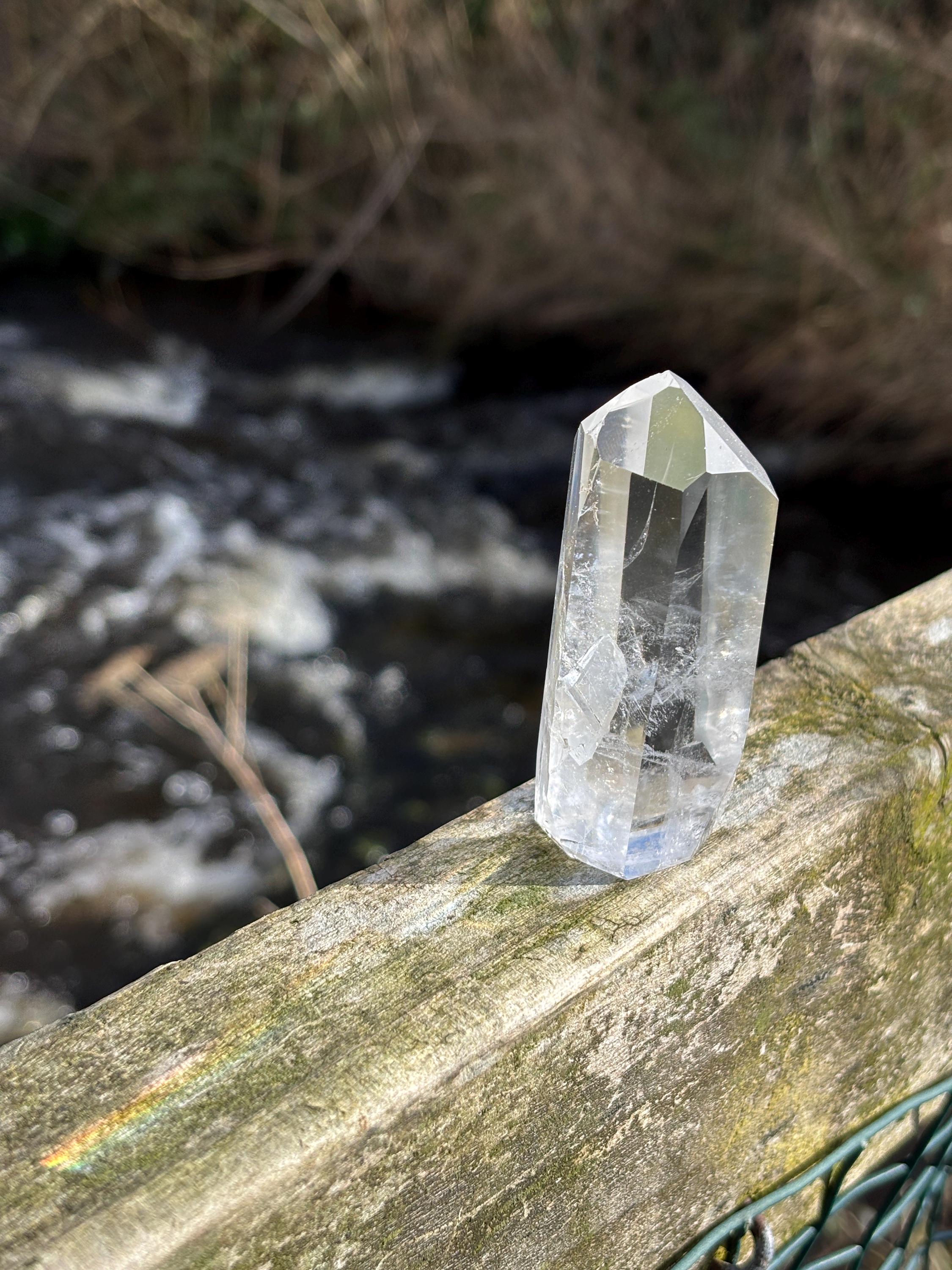 Rare Quartz Point | Internal Finger Crystal, Collector Specimen