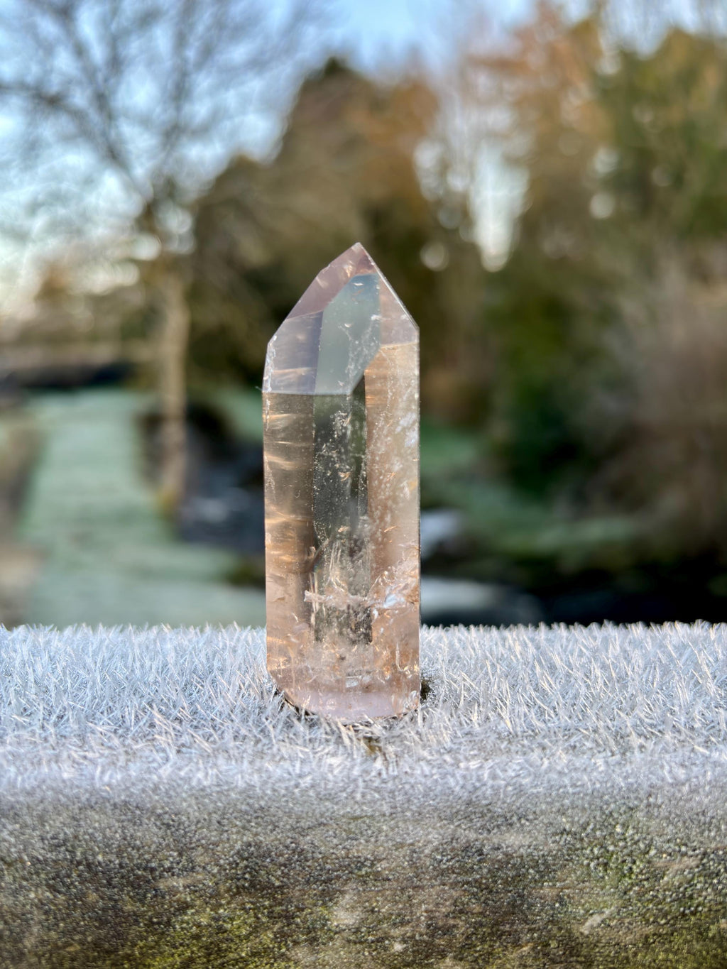 Smoky Quartz Phantom Polished Point | Natural Crystal Tower | Grounding & Protection Stone | High Quality Healing Crystal