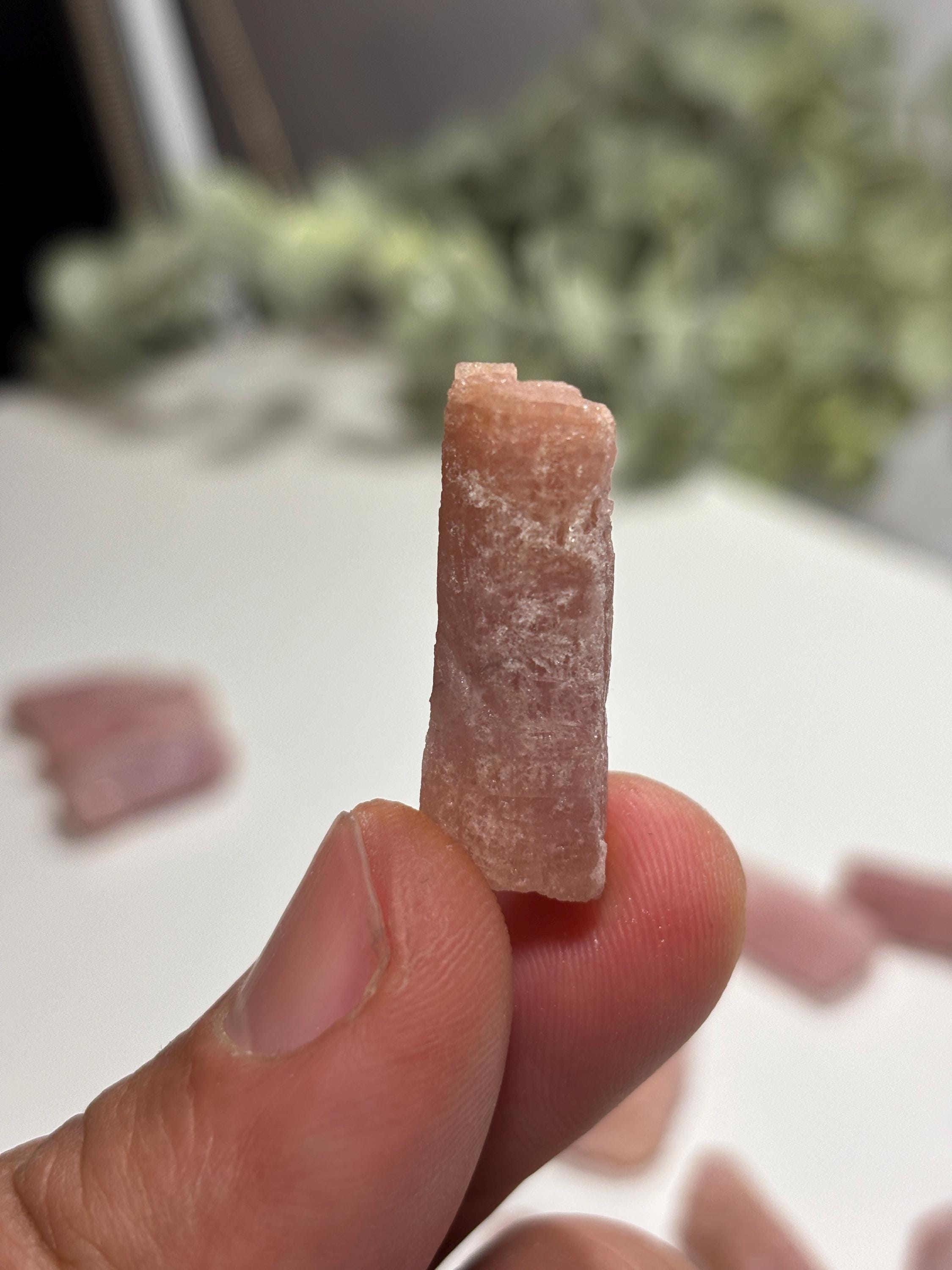 Raw Pink Tourmaline Crystal | Heart Chakra Healing Stone
