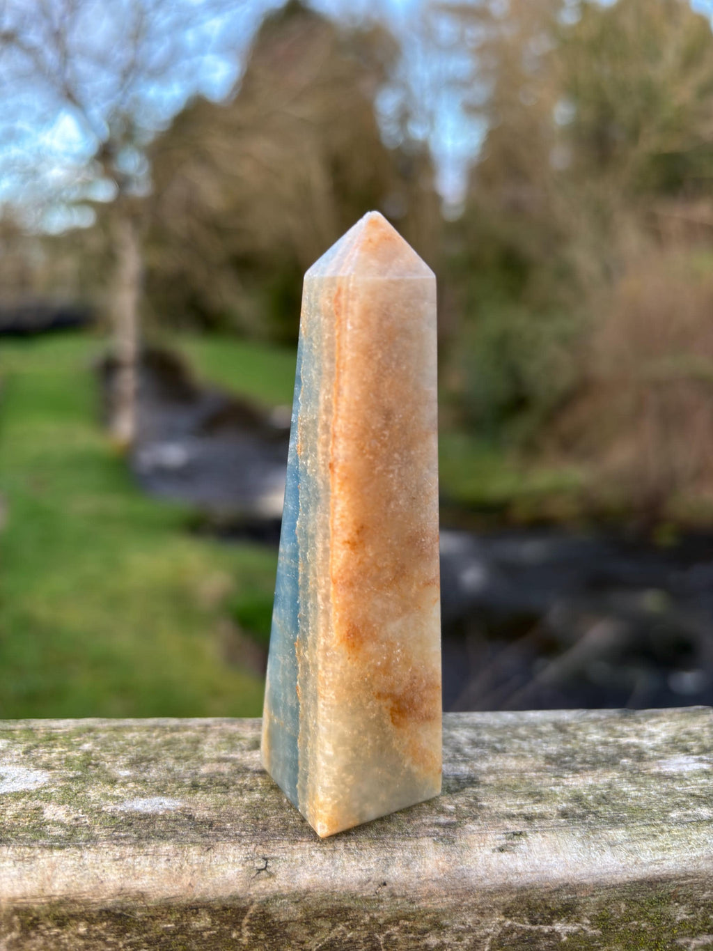 Blue Kyanite Obelisk | Polished Crystal Tower | Throat Chakra Stone | Energy Alignment Crystal | Natural Mineral