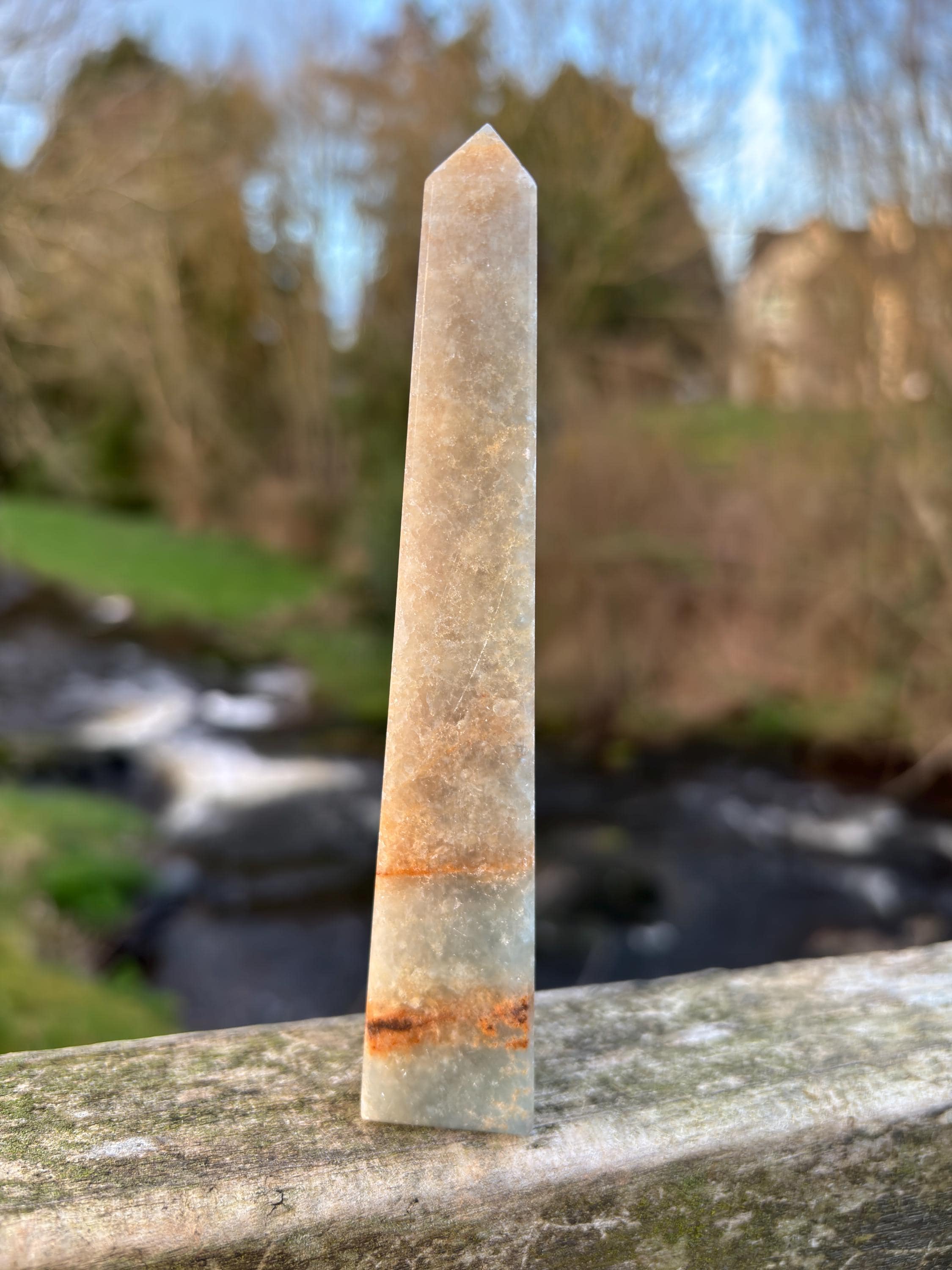 Blue Kyanite Obelisk | Polished Crystal Tower | Throat Chakra Stone | Energy Alignment Crystal | Natural Mineral