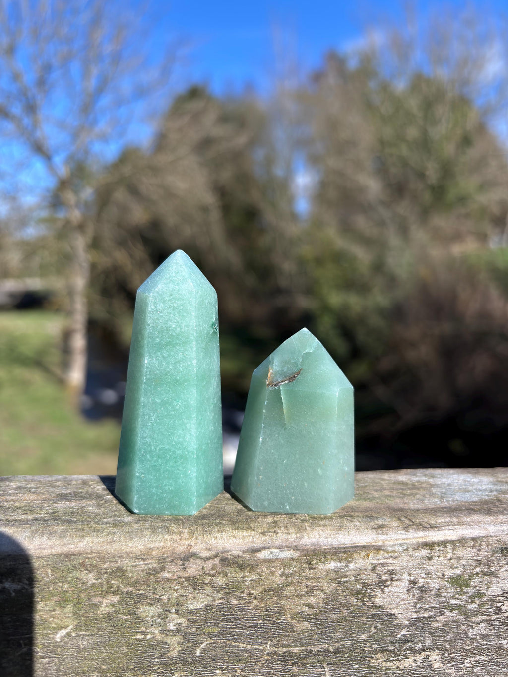 Green Quartz Mini Polished Point - Small Healing Crystal Tower for Meditation & Gift Giving