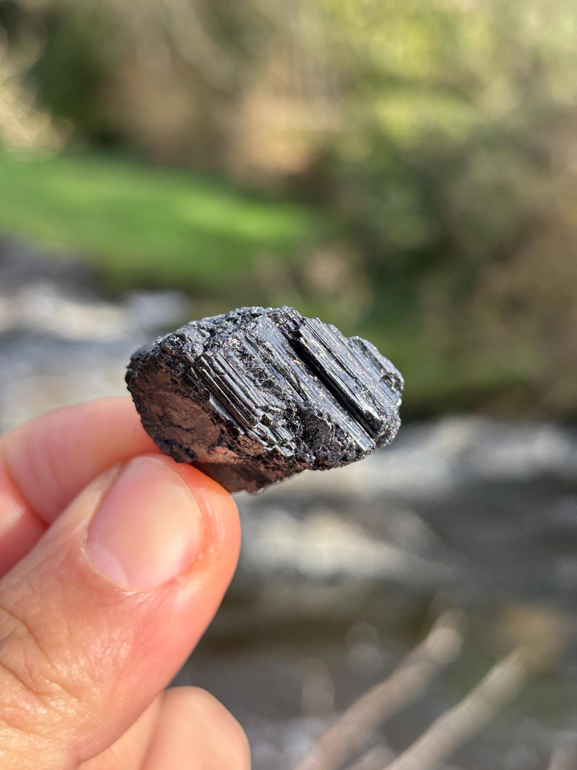 Black Tourmaline Rough | Natural Protection Stone | Raw Grounding Crystal | EMF Shielding Mineral