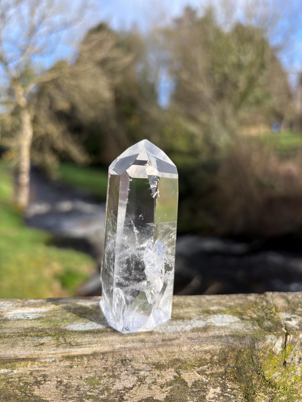 Rare Quartz Point | Internal Finger Crystal, Collector Specimen