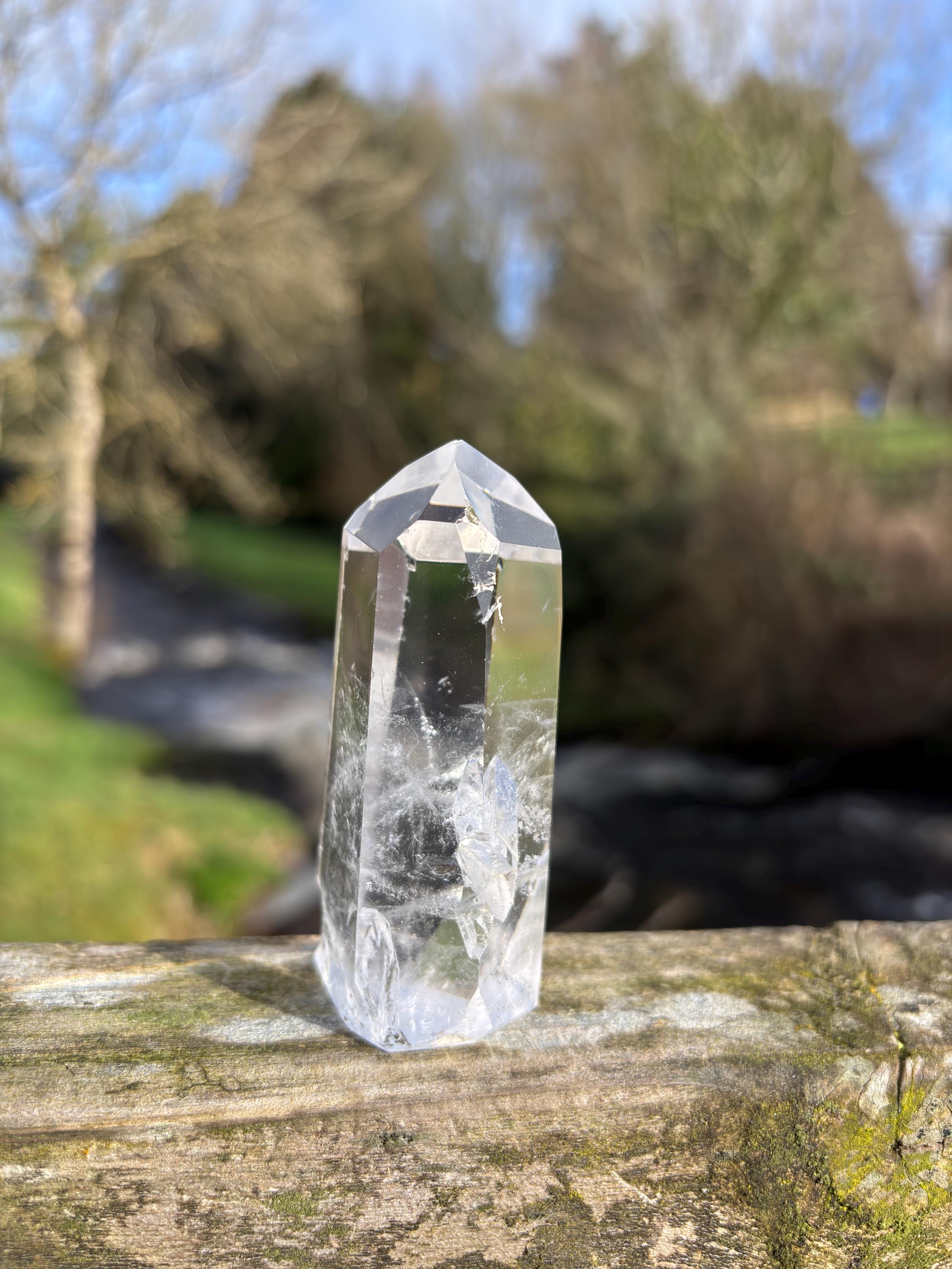 Rare Quartz Point | Internal Finger Crystal, Collector Specimen
