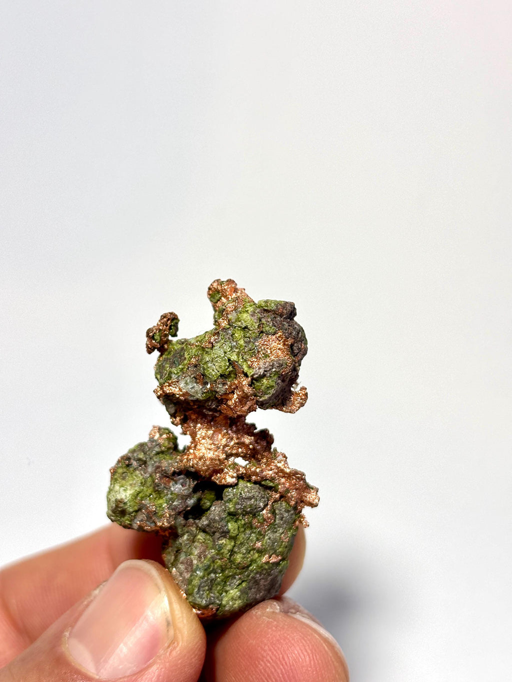 Natural Copper in Matrix Specimen - Michigan Copper Mineral for Collectors & Display