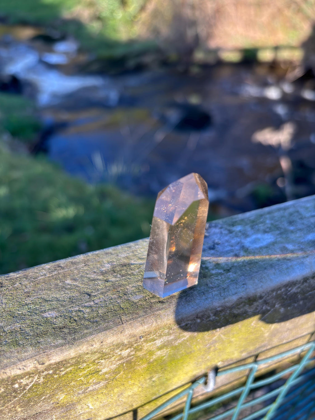 Natural Citrine Tower | Araçuaí Brazil Crystal | Genuine Citrine Point | Abundance Stone | Polished Quartz