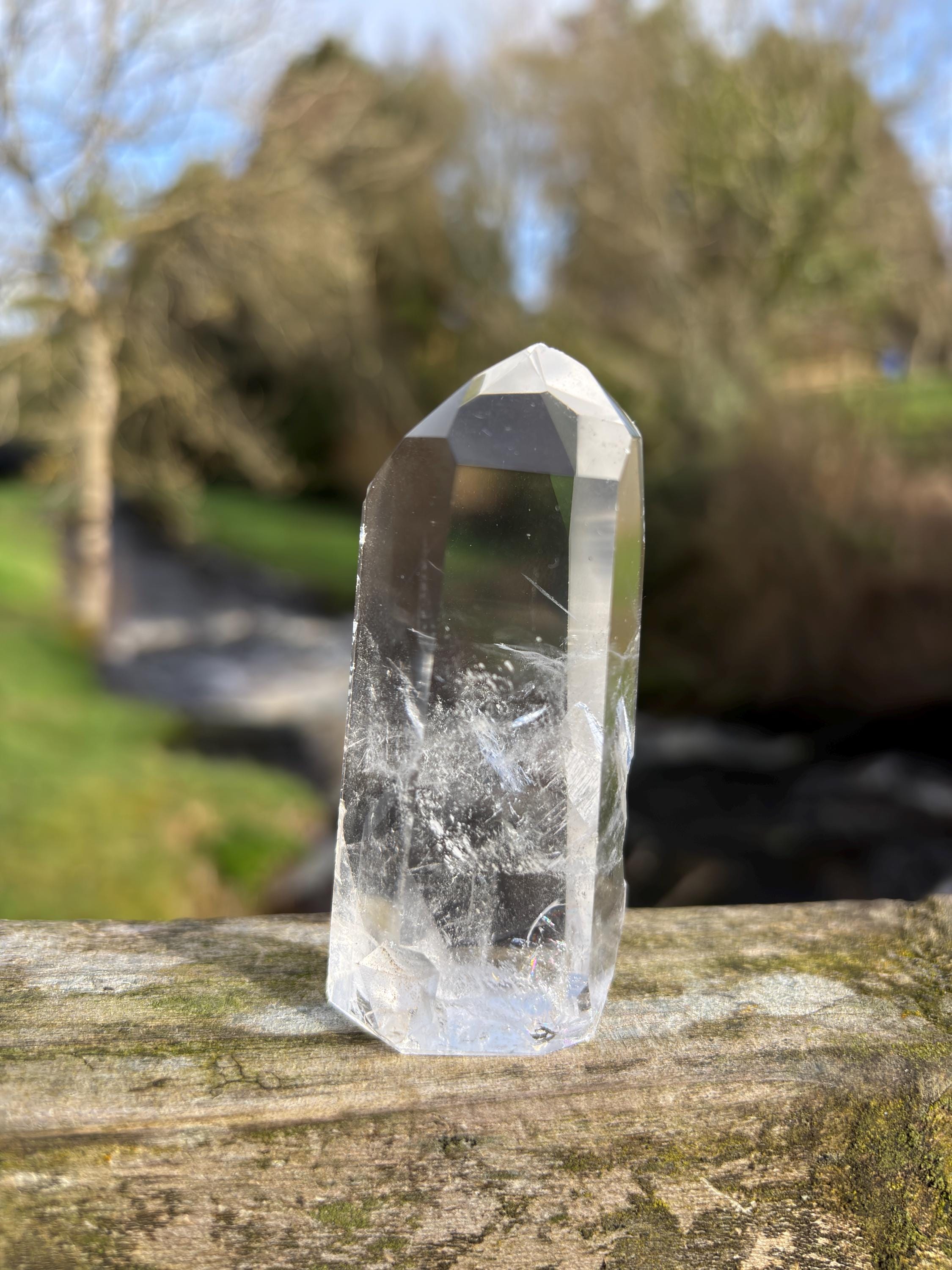 Rare Quartz Point | Internal Finger Crystal, Collector Specimen
