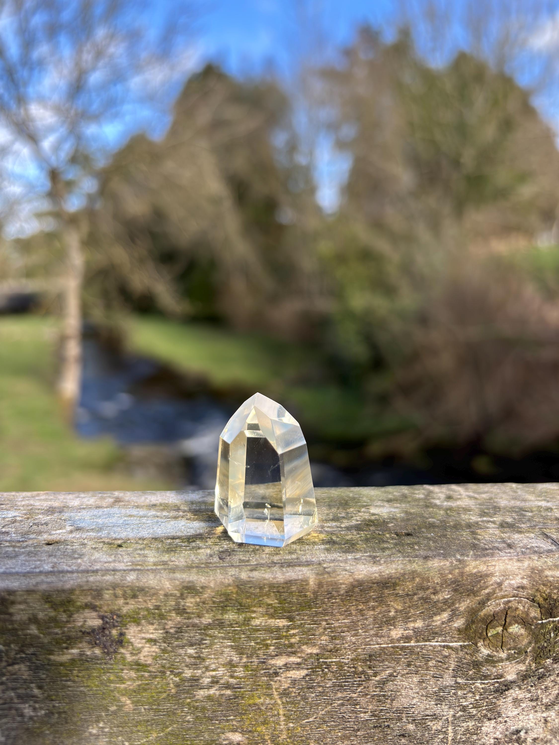 Natural Citrine Point | Mini Polished Crystal, Brazilian Stone