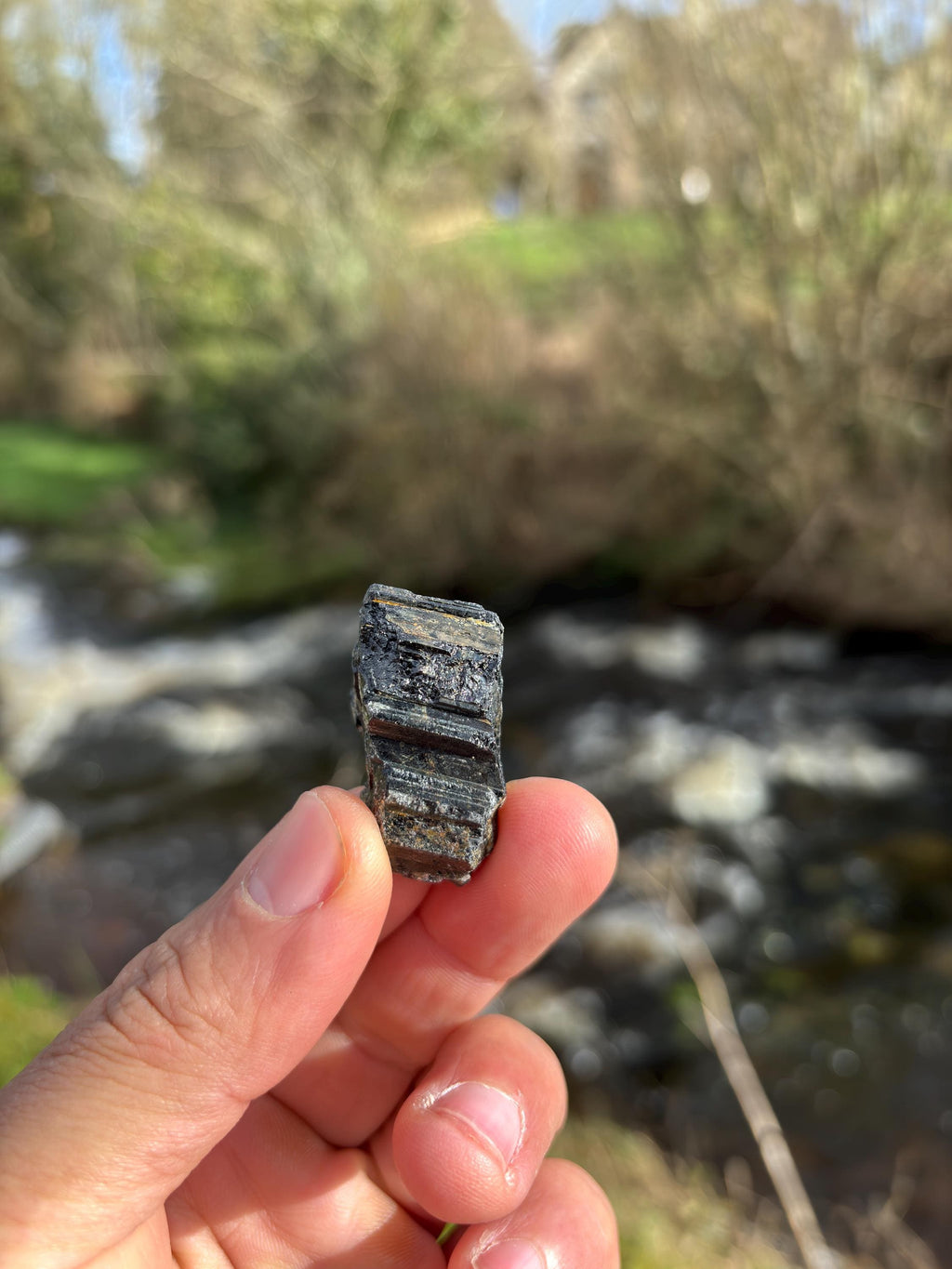 Black Tourmaline Rough | Natural Protection Stone | Raw Grounding Crystal | EMF Shielding Mineral