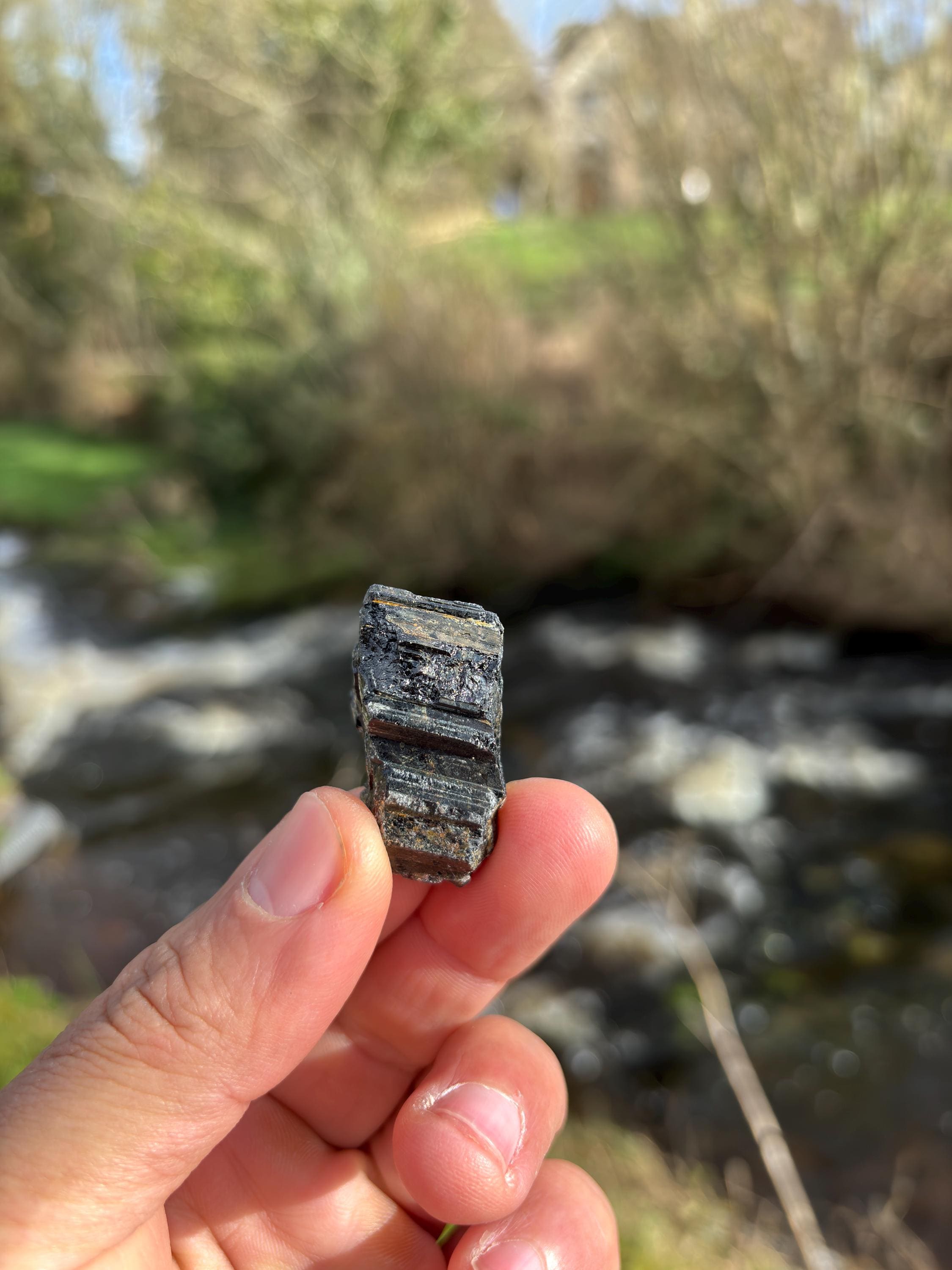 Black Tourmaline Rough | Natural Protection Stone | Raw Grounding Crystal | EMF Shielding Mineral