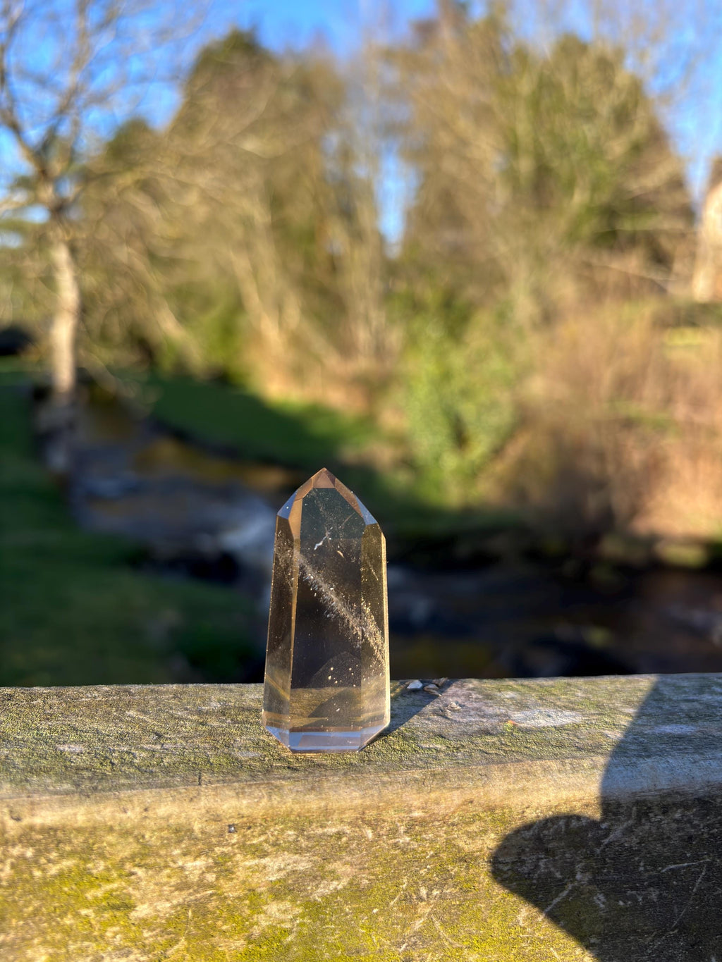 Natural Citrine Tower | Araçuaí Brazil Crystal | Genuine Citrine Point | Abundance Stone | Polished Quartz