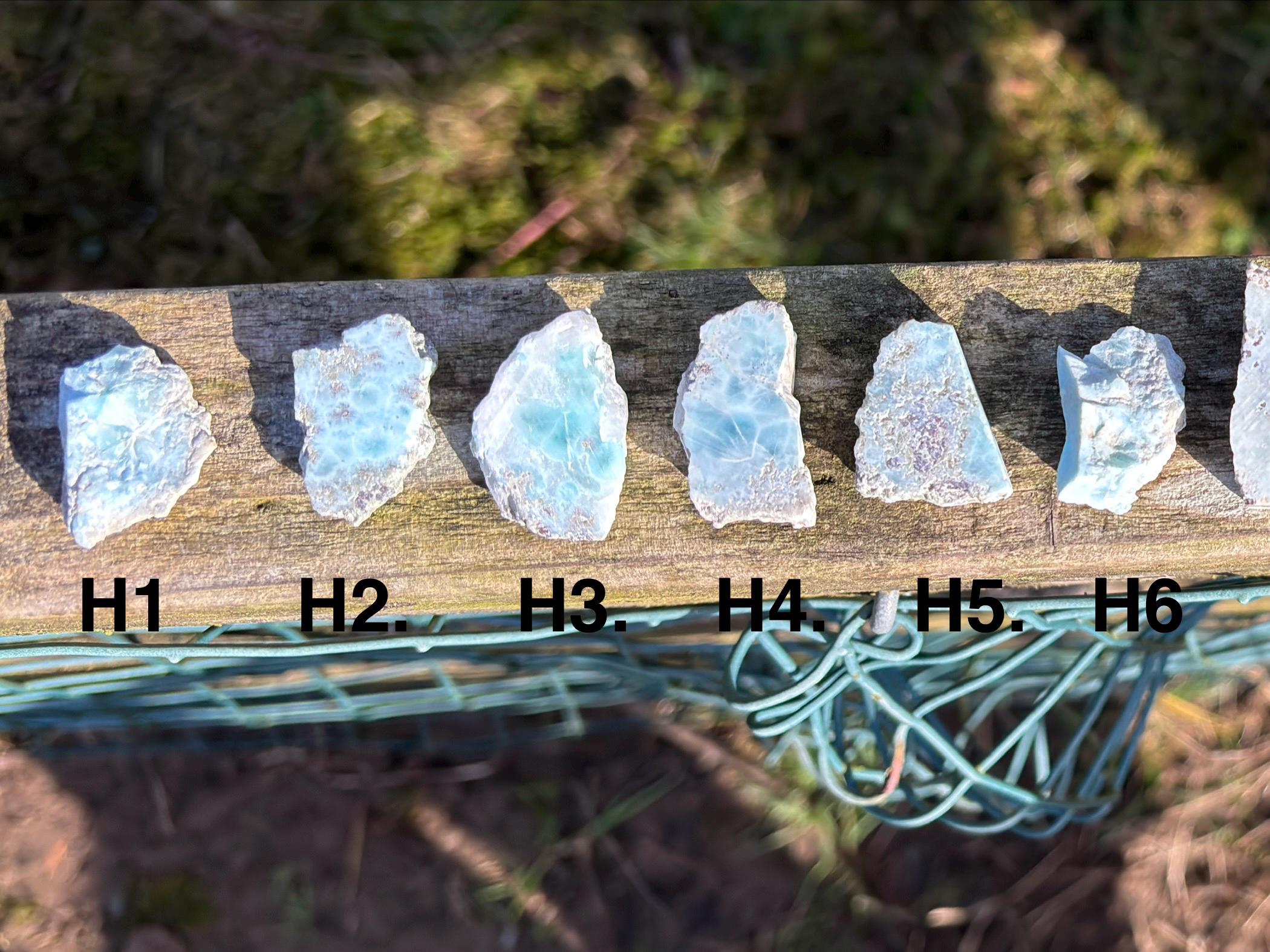 Larimar Rough Stone | Natural Caribbean Blue Crystal | Raw Larimar from Dominican Republic | Healing Gemstone
