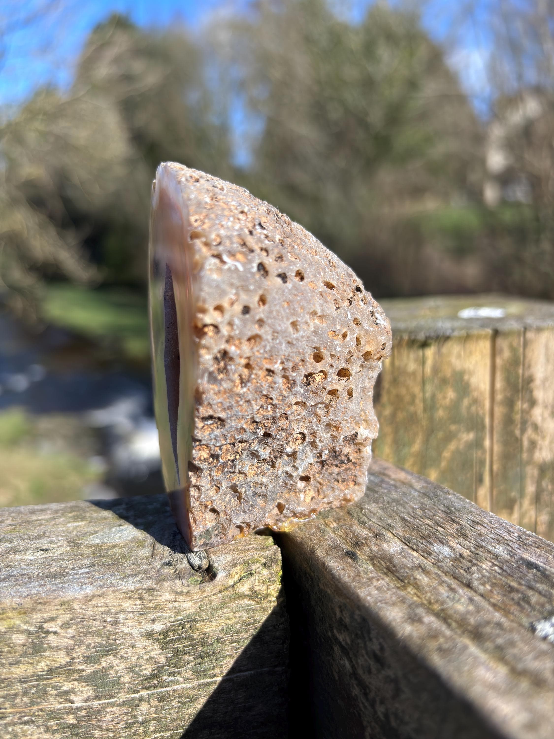 Natural Agate Geode | Crystal Home Decor, Meditation Stone