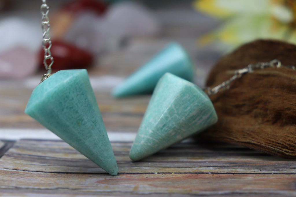 Amazonite Pendulum Healing Crystals