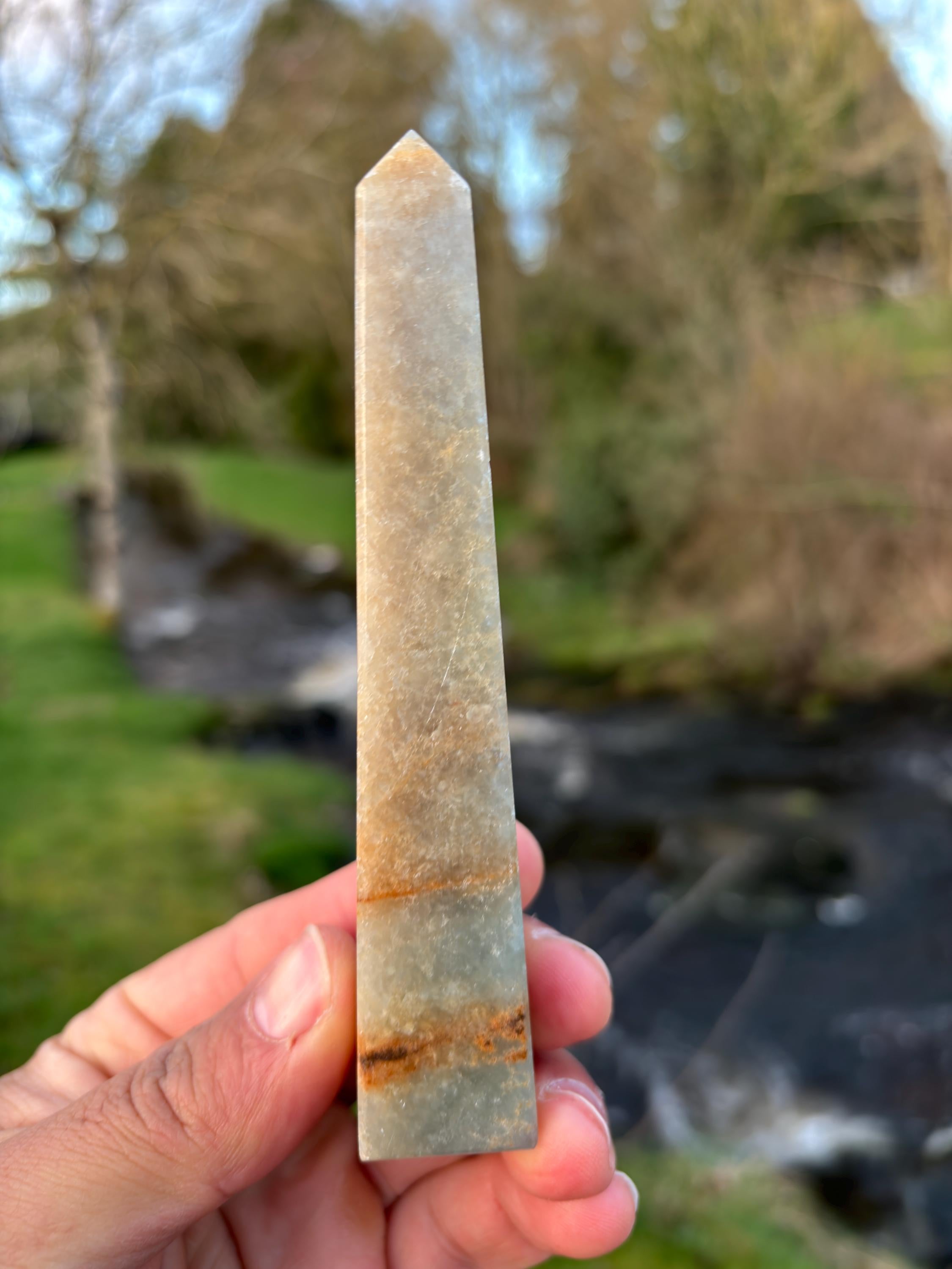 Blue Kyanite Obelisk | Polished Crystal Tower | Throat Chakra Stone | Energy Alignment Crystal | Natural Mineral