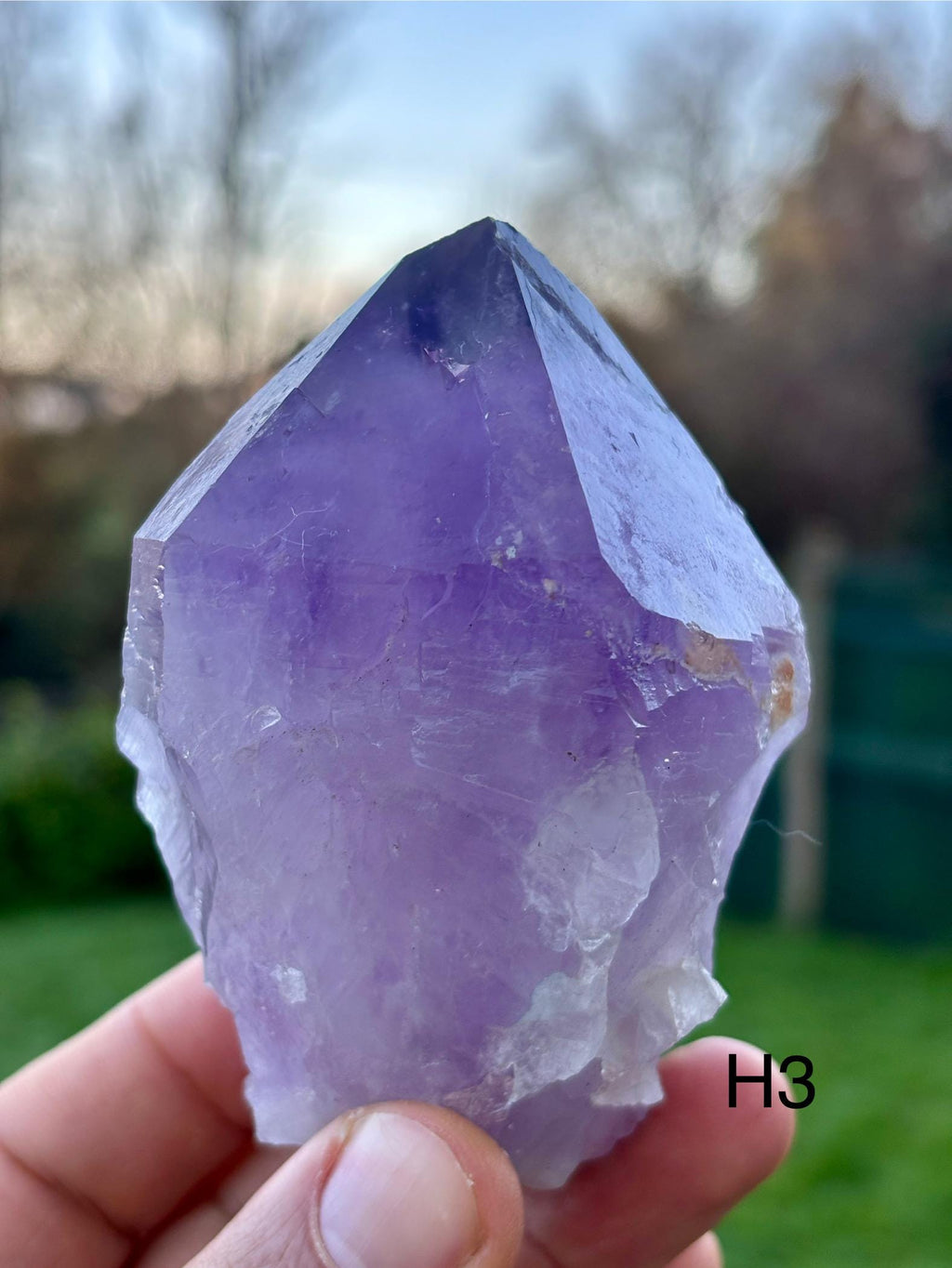 Brazilian Amethyst Point • Natural Purple Crystal for Reiki & Meditation