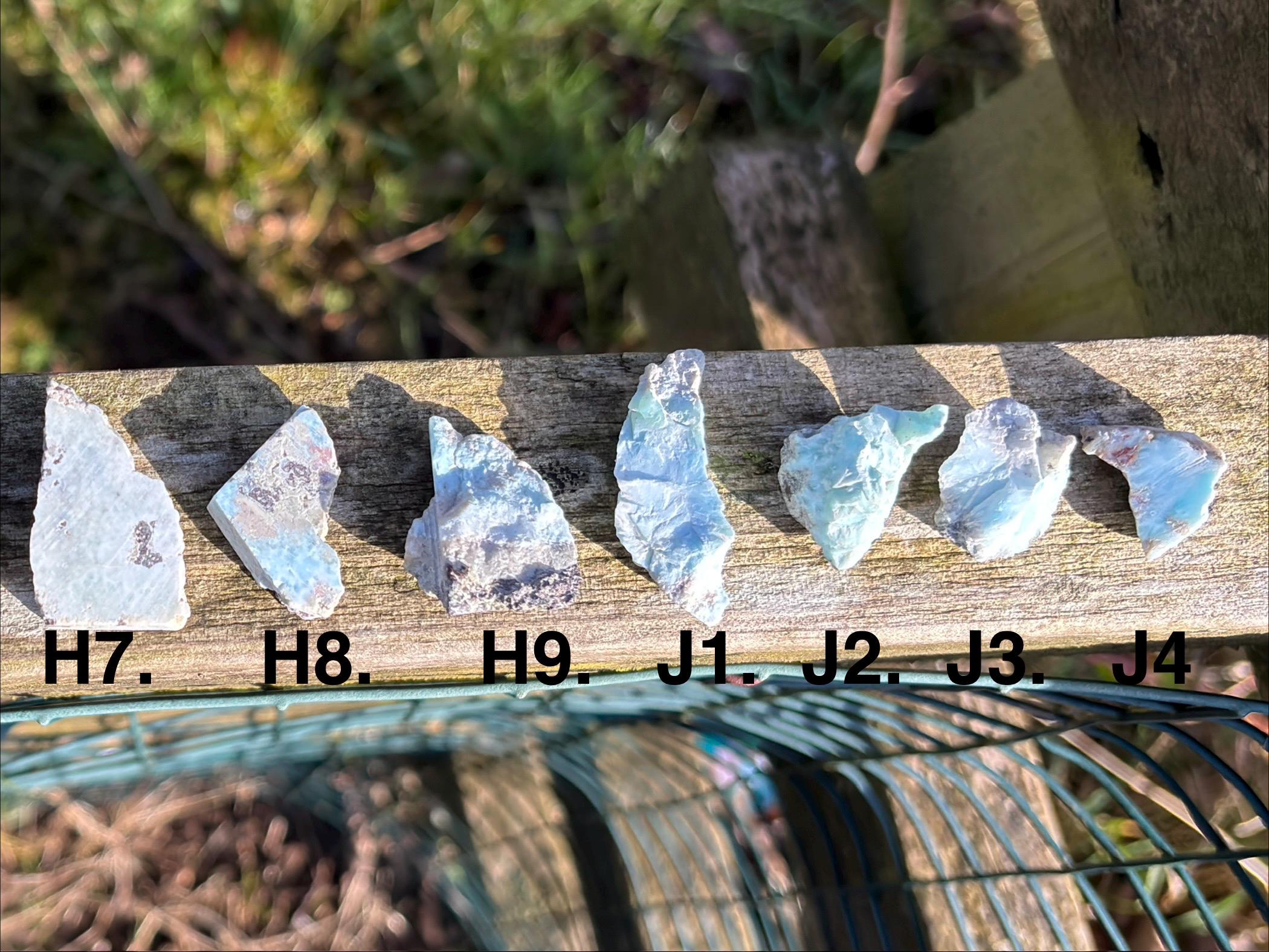 Larimar Rough Stone | Natural Caribbean Blue Crystal | Raw Larimar from Dominican Republic | Healing Gemstone