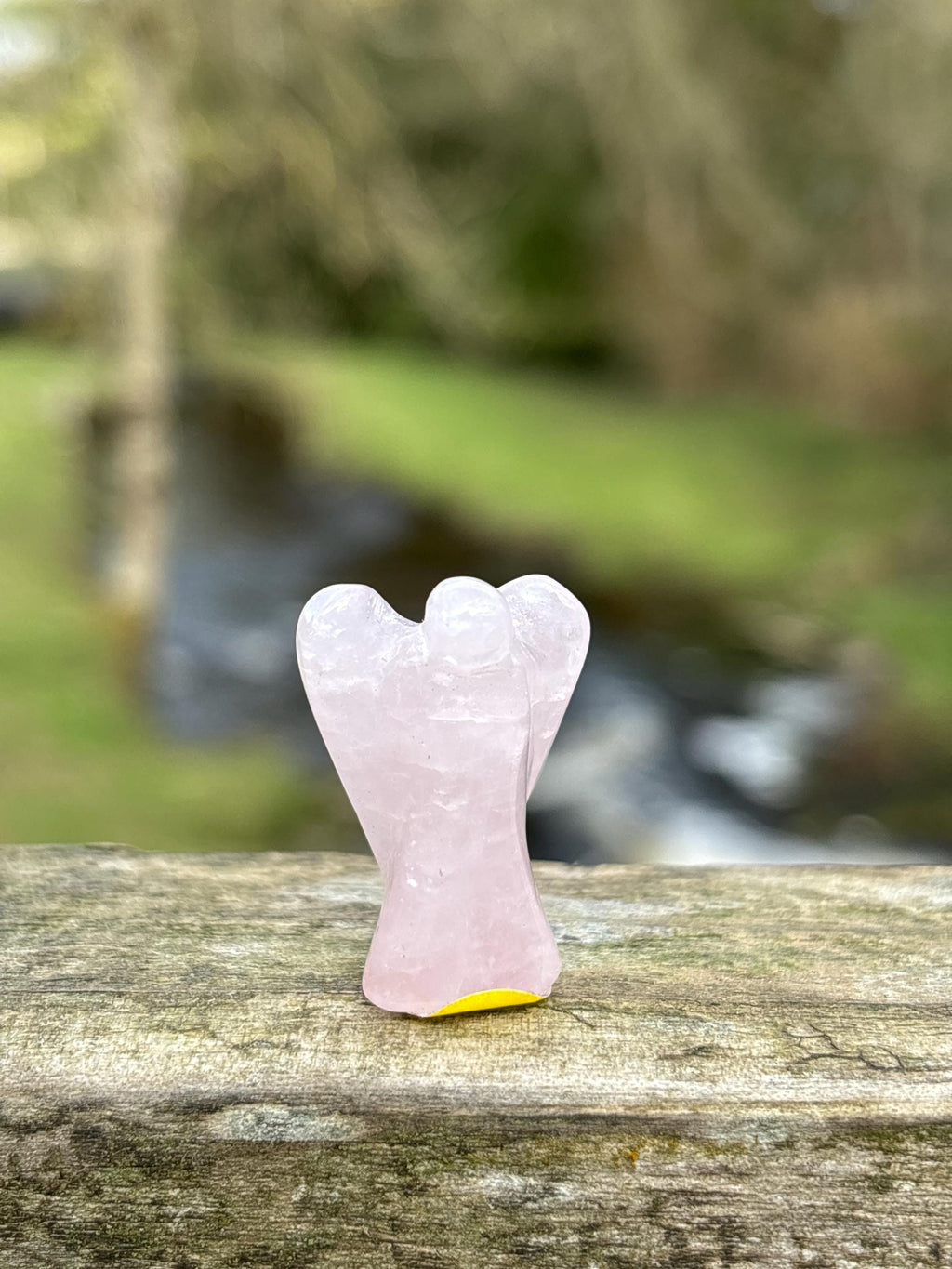 Rose Quartz Angel Carving | Mini Guardian Angel Crystal | Love Stone Healing Crystal | Spiritual Gift