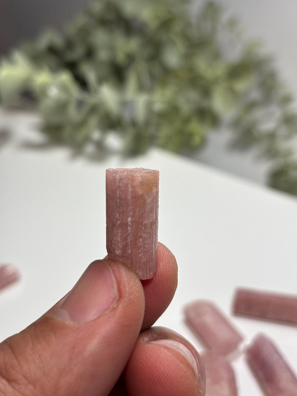 Raw Pink Tourmaline Crystal | Heart Chakra Healing Stone