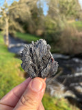 Black Kyanite Rough Crystal | Witch’s Broom, Protection Stone from Brazil