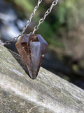 Smoky Quartz Pendulum | Grounding Crystal Dowsing Tool | Root Chakra Healing Stone | Divination Pendulum