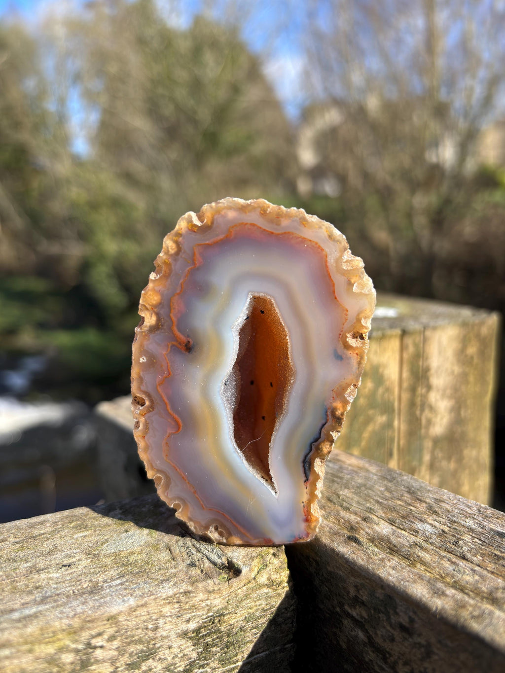Natural Agate Geode | Crystal Home Decor, Meditation Stone