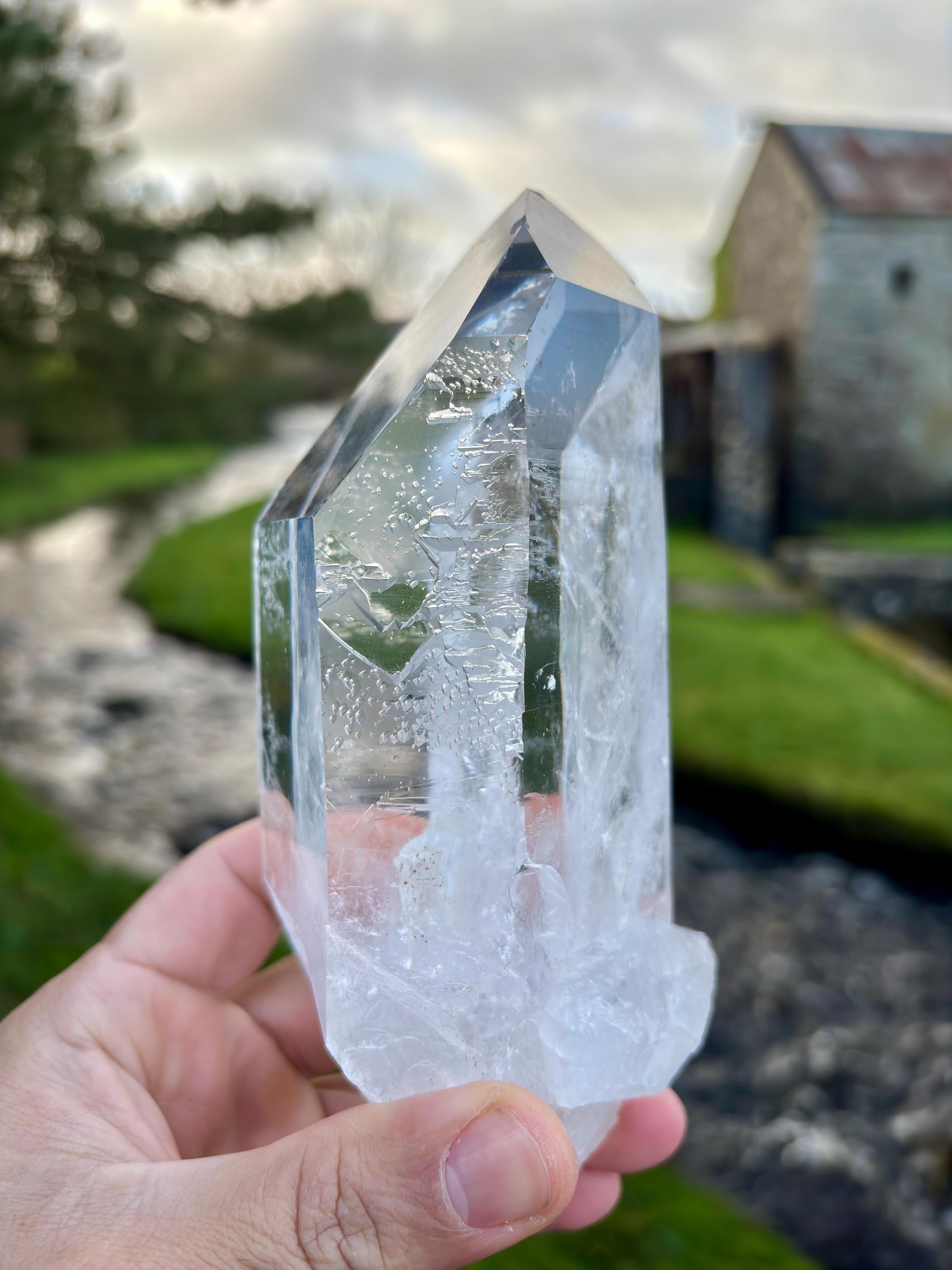 Extra Transparent Clear Quartz Point | Large Brazilian Collector Specimen 1kg