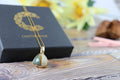 Jasper Necklace Pendant 18kt Gold Plated Jewelry Gemstone